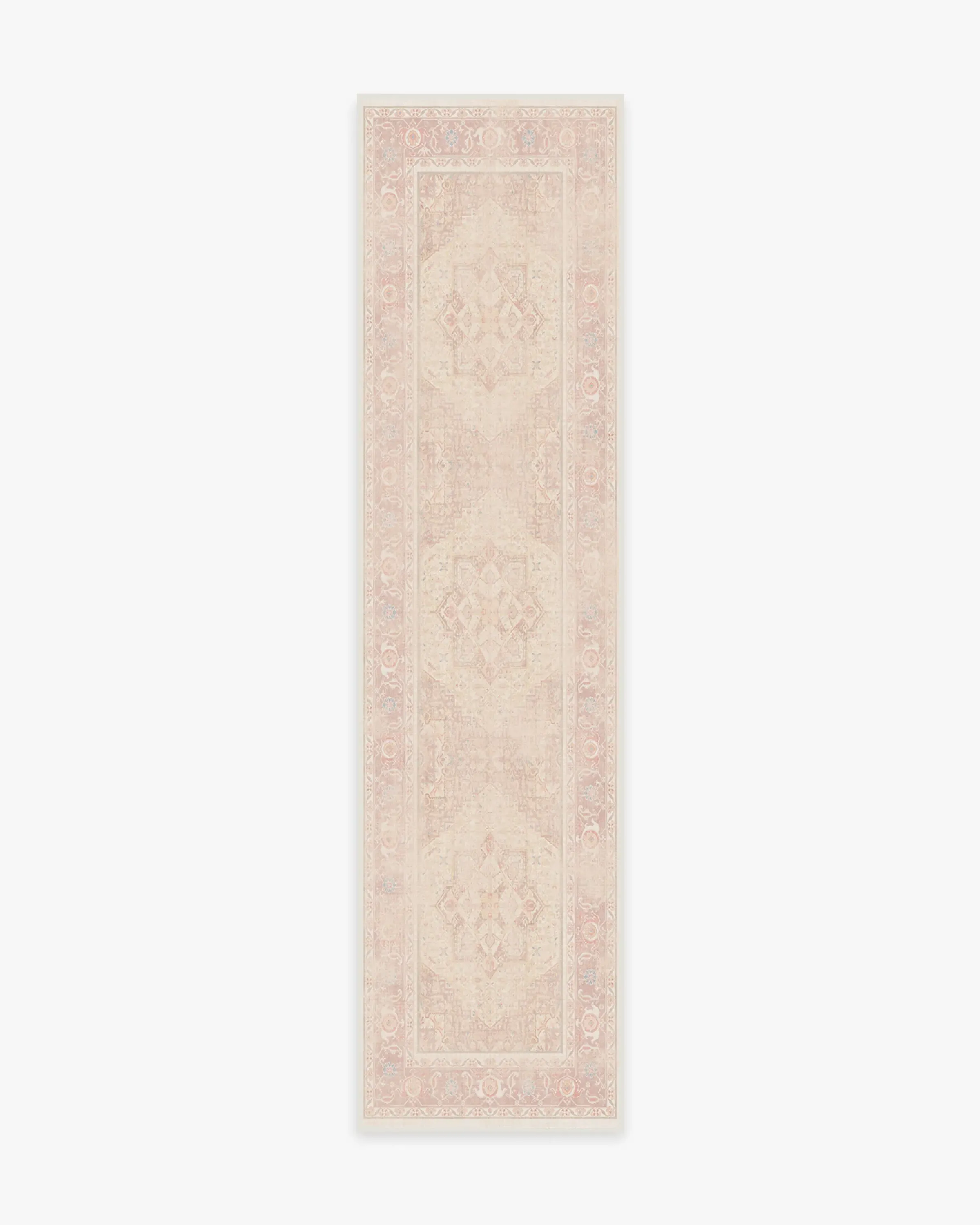 Runner Rug Machine Washable - Pink, Chenille