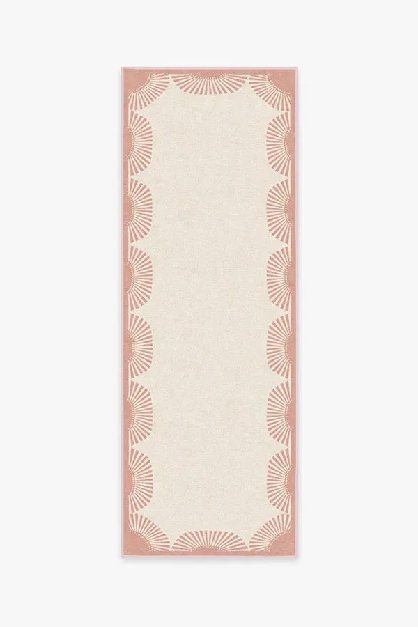 Runner Rug Machine Washable - Pink, Flatwoven