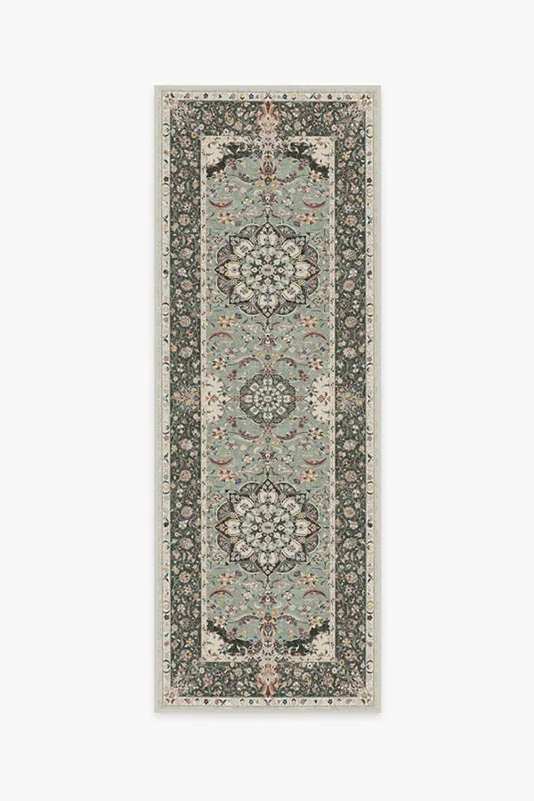 Runner Rug Machine Washable - Sage Green
