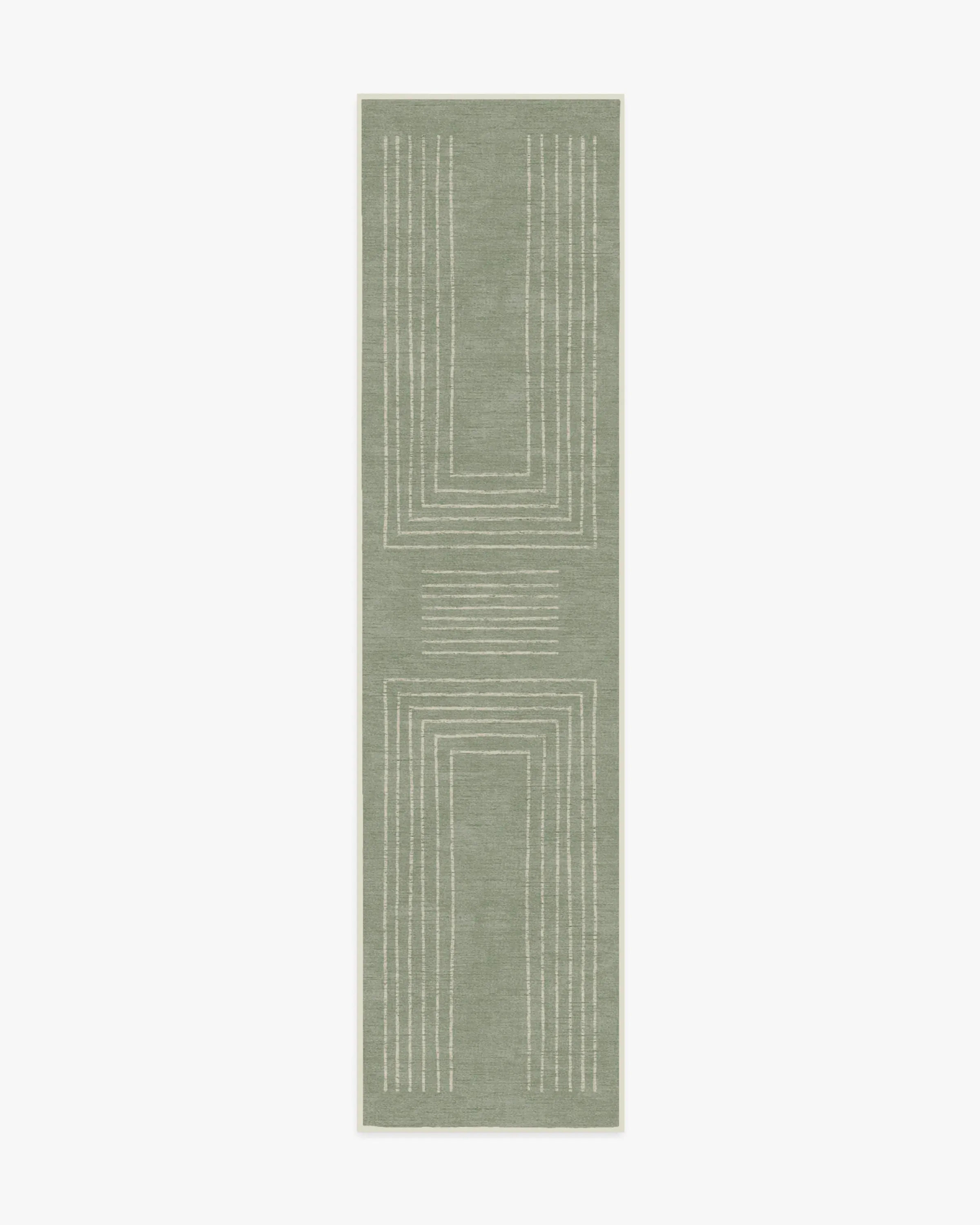 Runner Rug Machine Washable - Sage Green