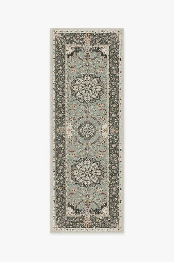 Runner Rug Machine Washable - Sage Green