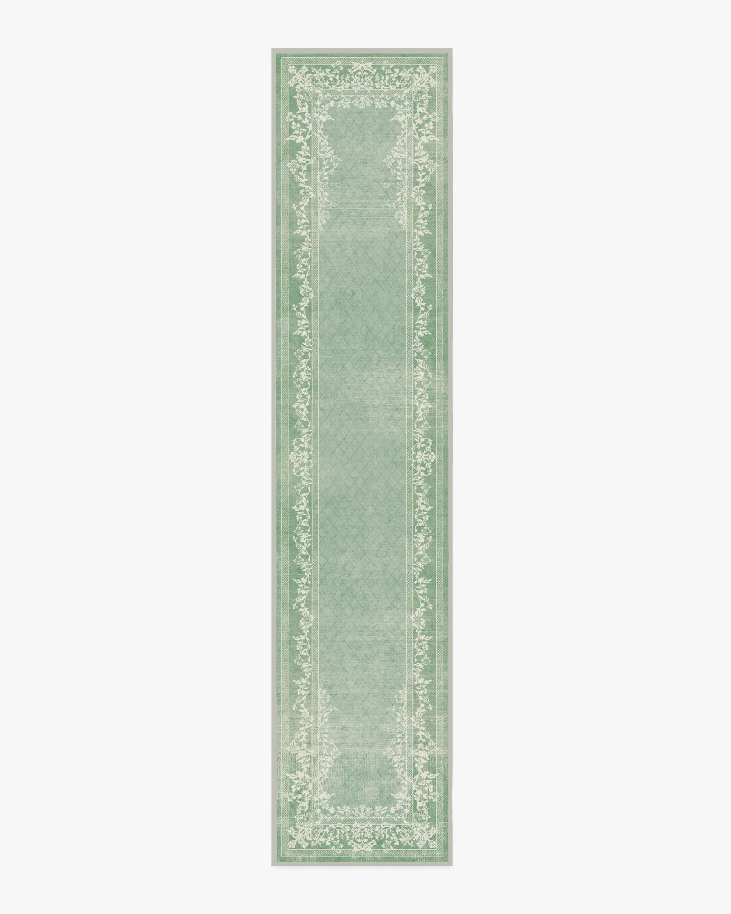 Runner Rug Machine Washable - Sage Green
