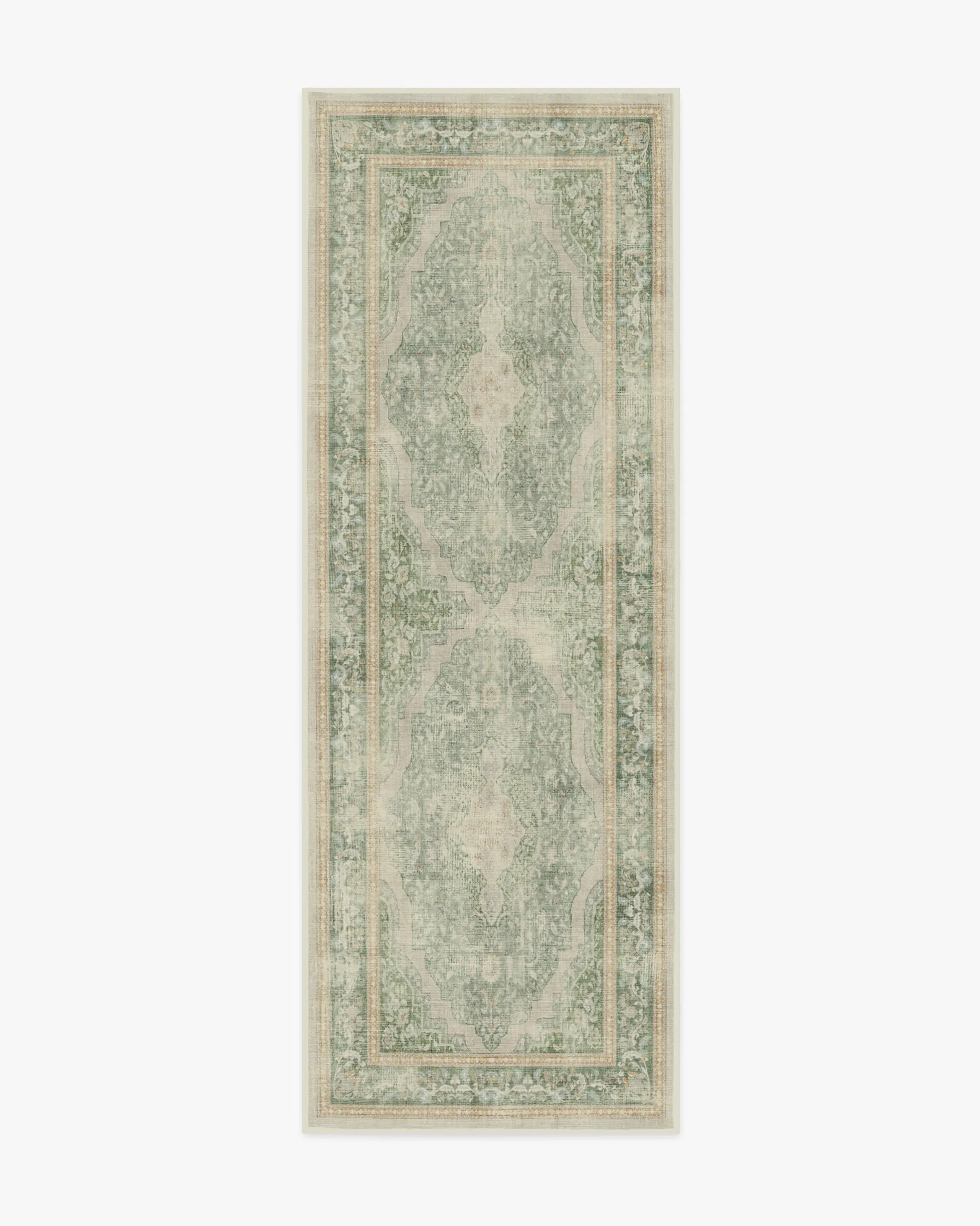 Runner Rug Machine Washable - Sage