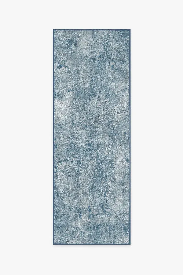 Runner Rug Machine Washable - Slate Blue