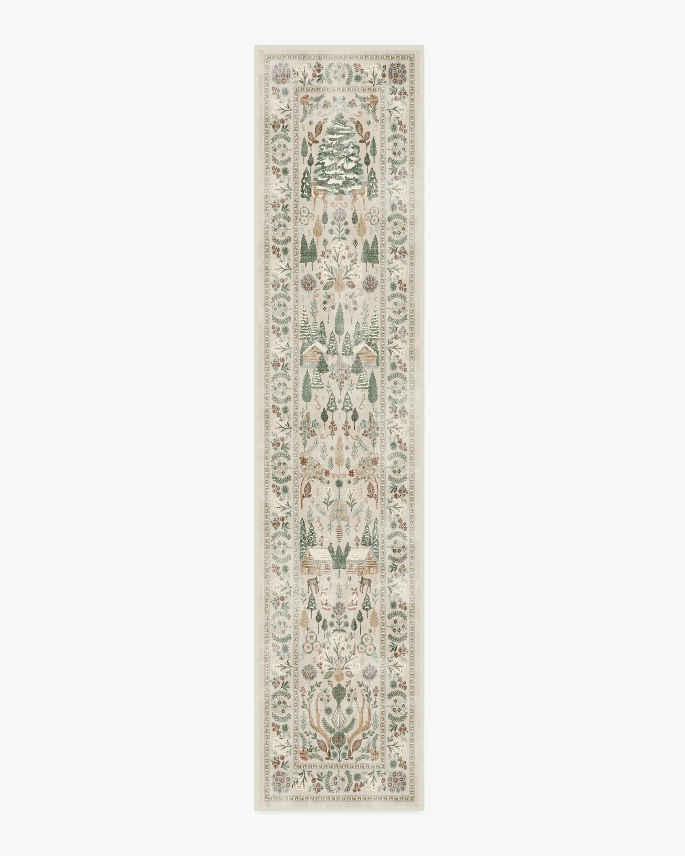Runner Washable Area Rug - Neutral, Tapestry