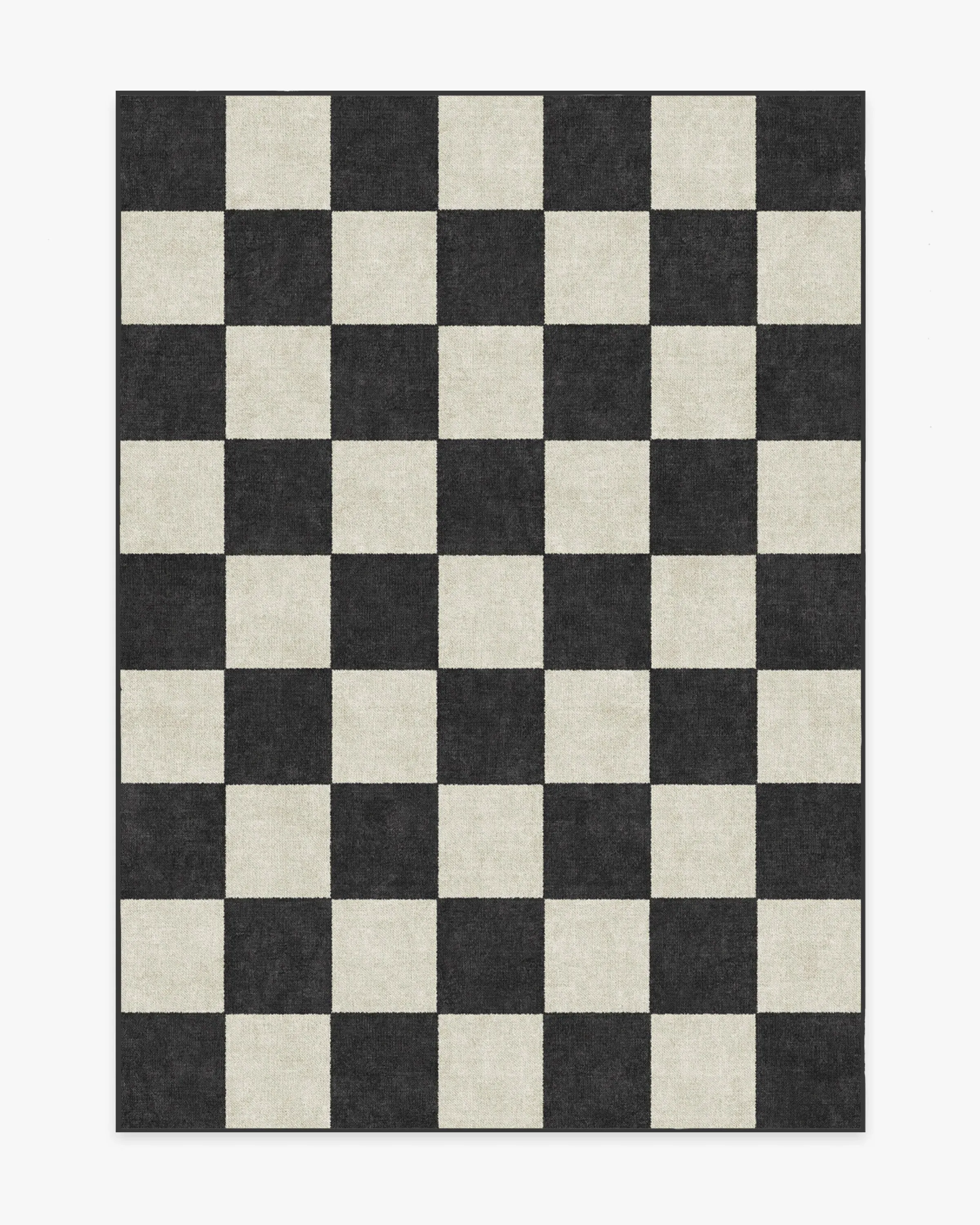 Small Area Rug Machine Washable - Black, Chenille