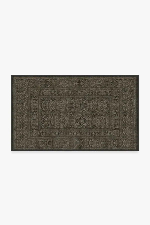 Small Area Rug Machine Washable - Black