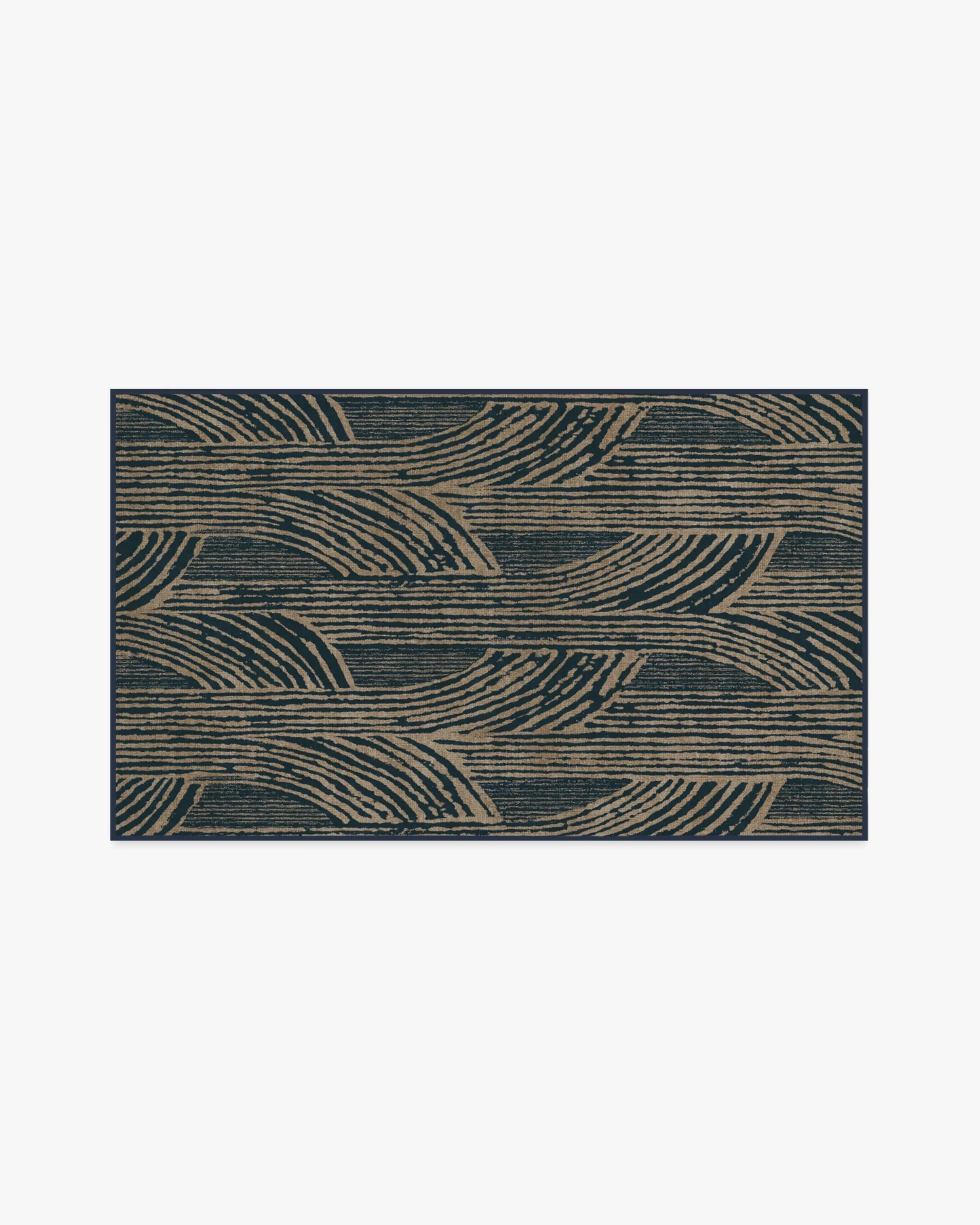 Small Area Rug Machine Washable - Blue