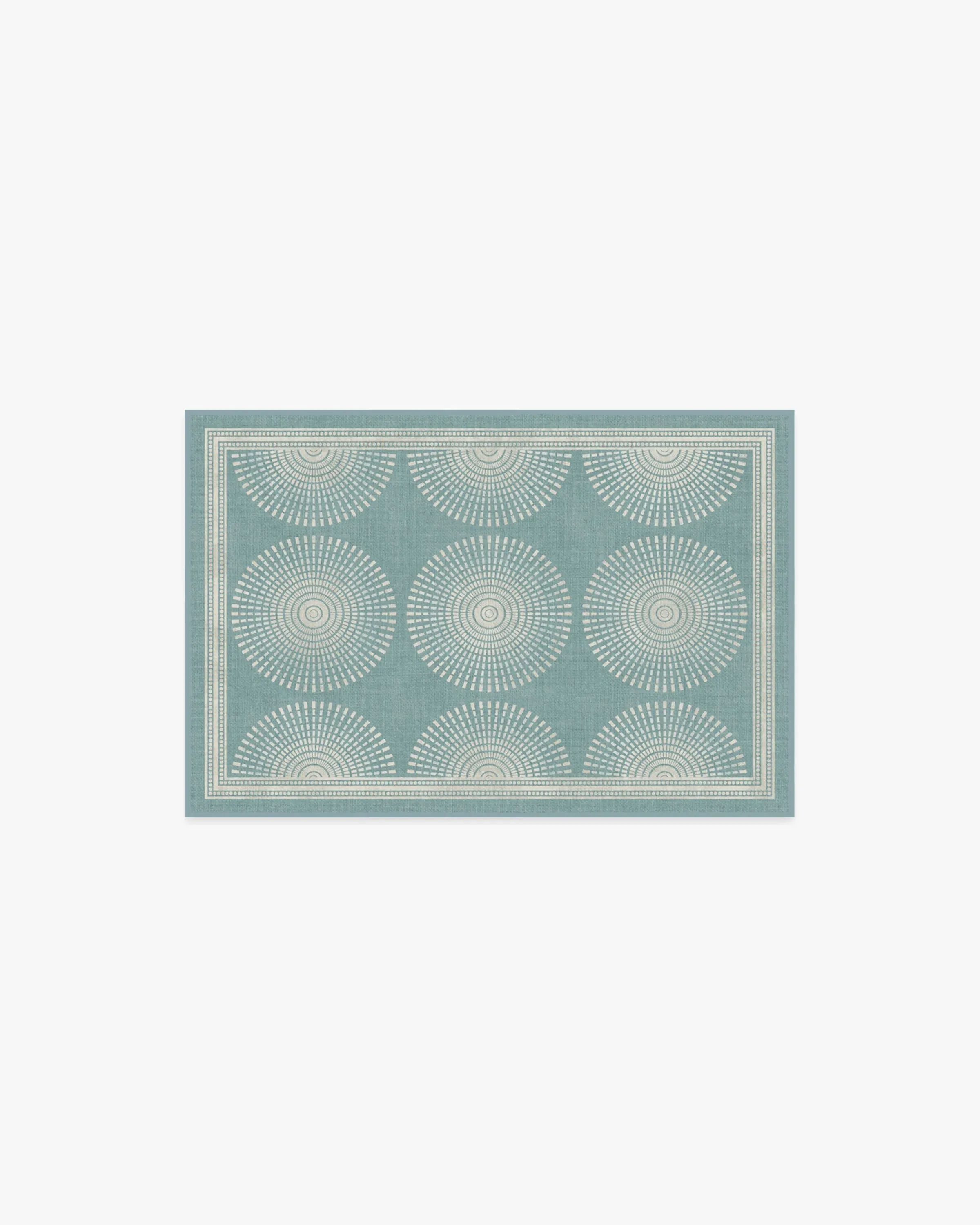 Small Area Rug Machine Washable - Blue image