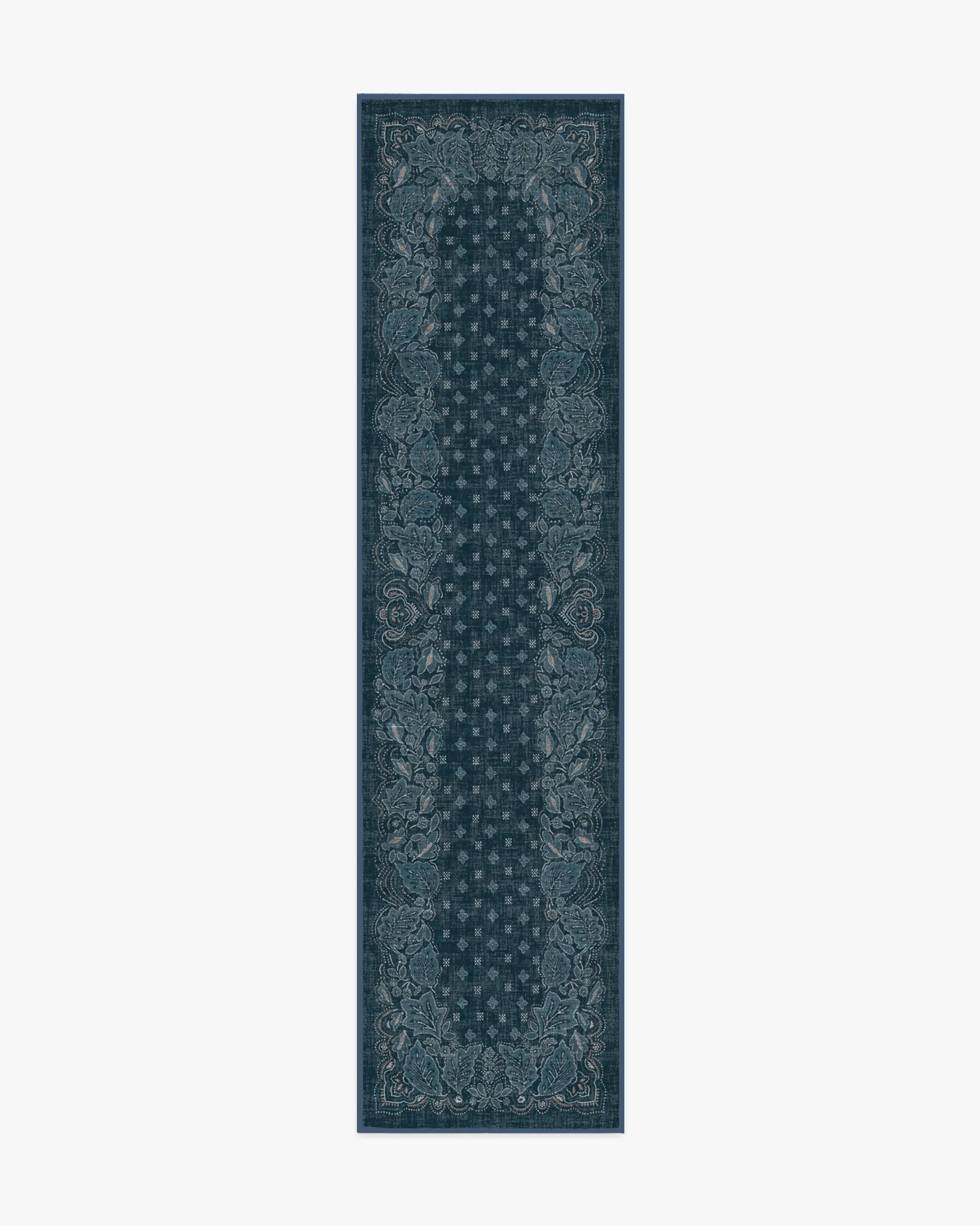 Small Area Rug Machine Washable - Blue