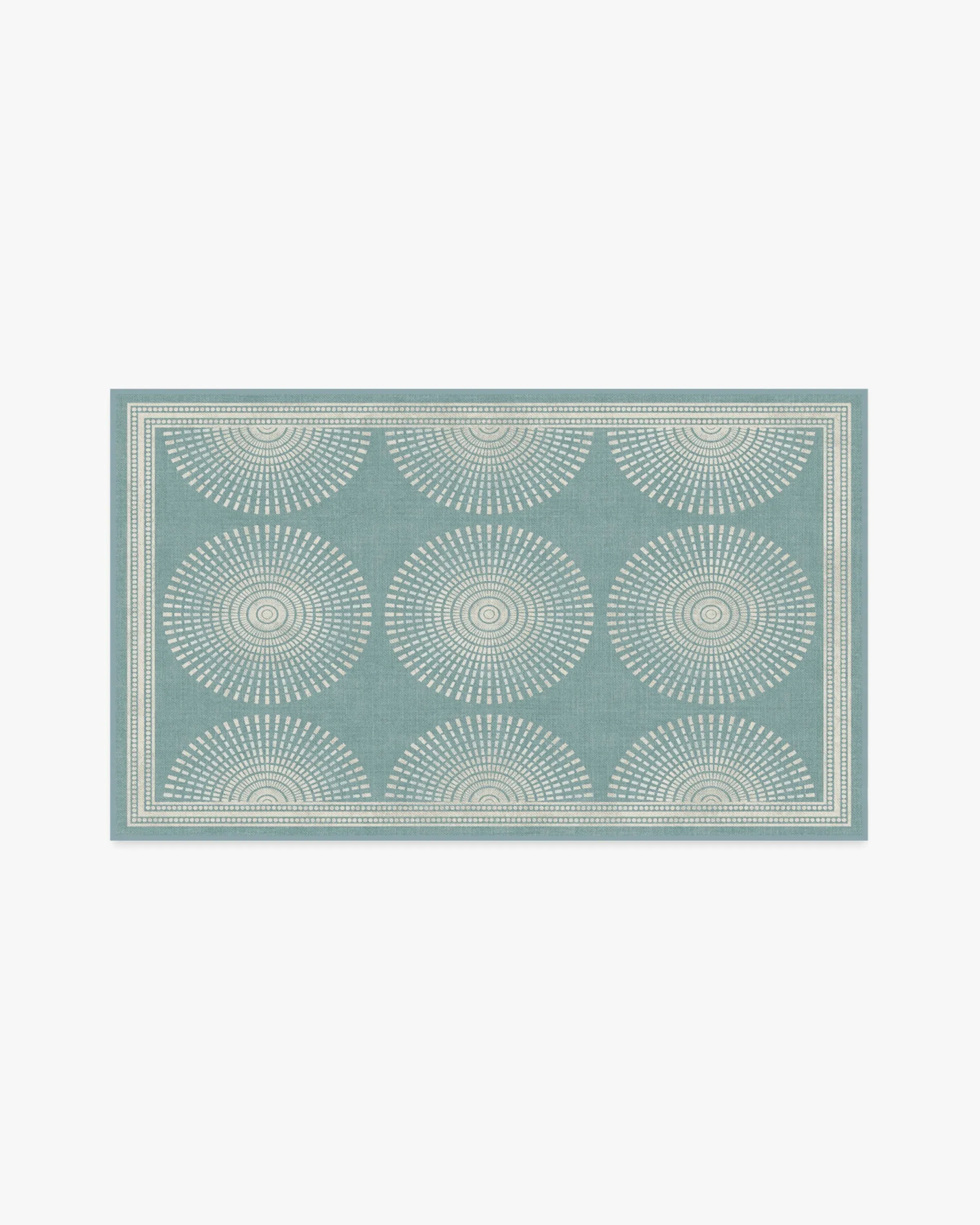 Small Area Rug Machine Washable - Blue