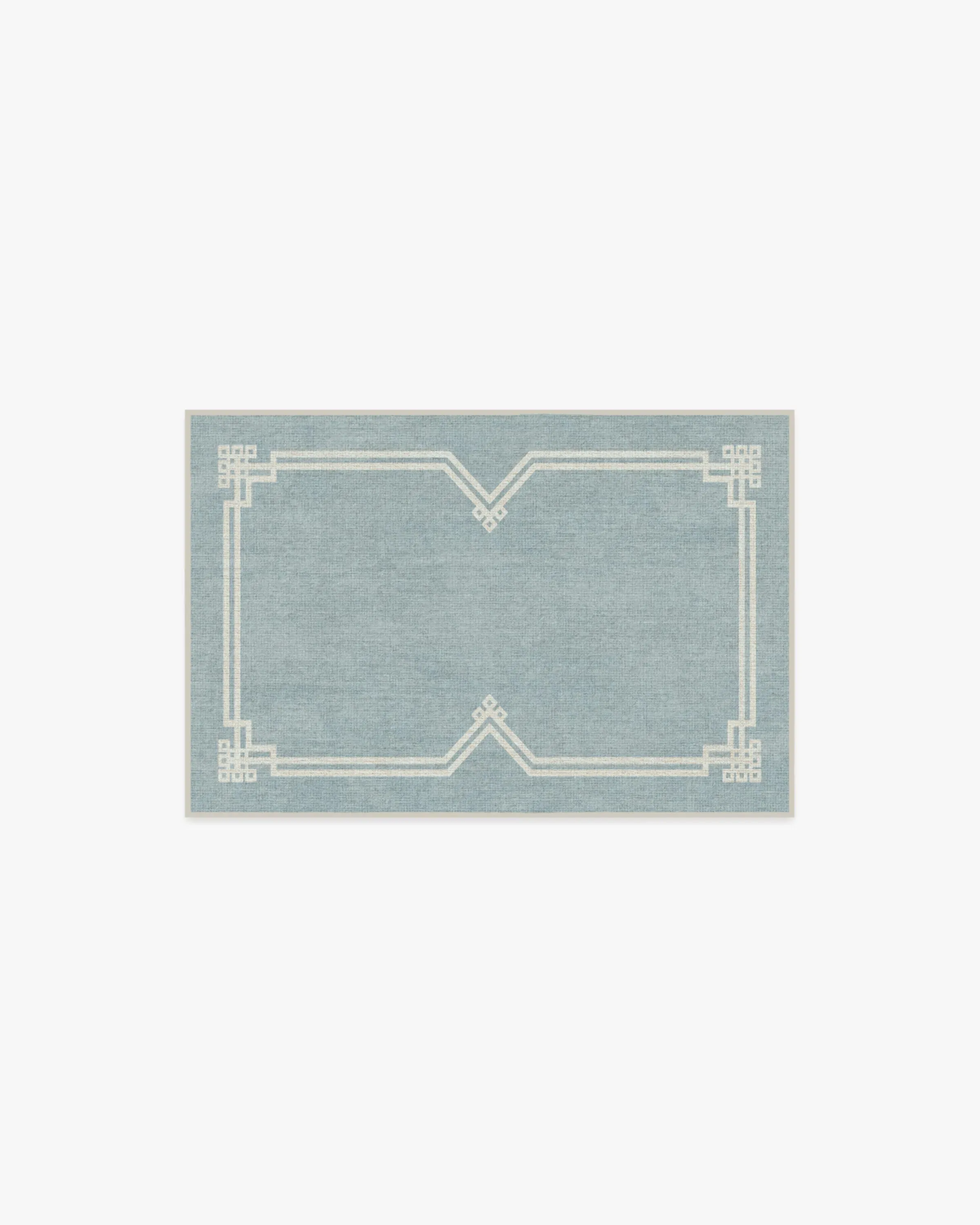 Small Area Rug Machine Washable - Blue image