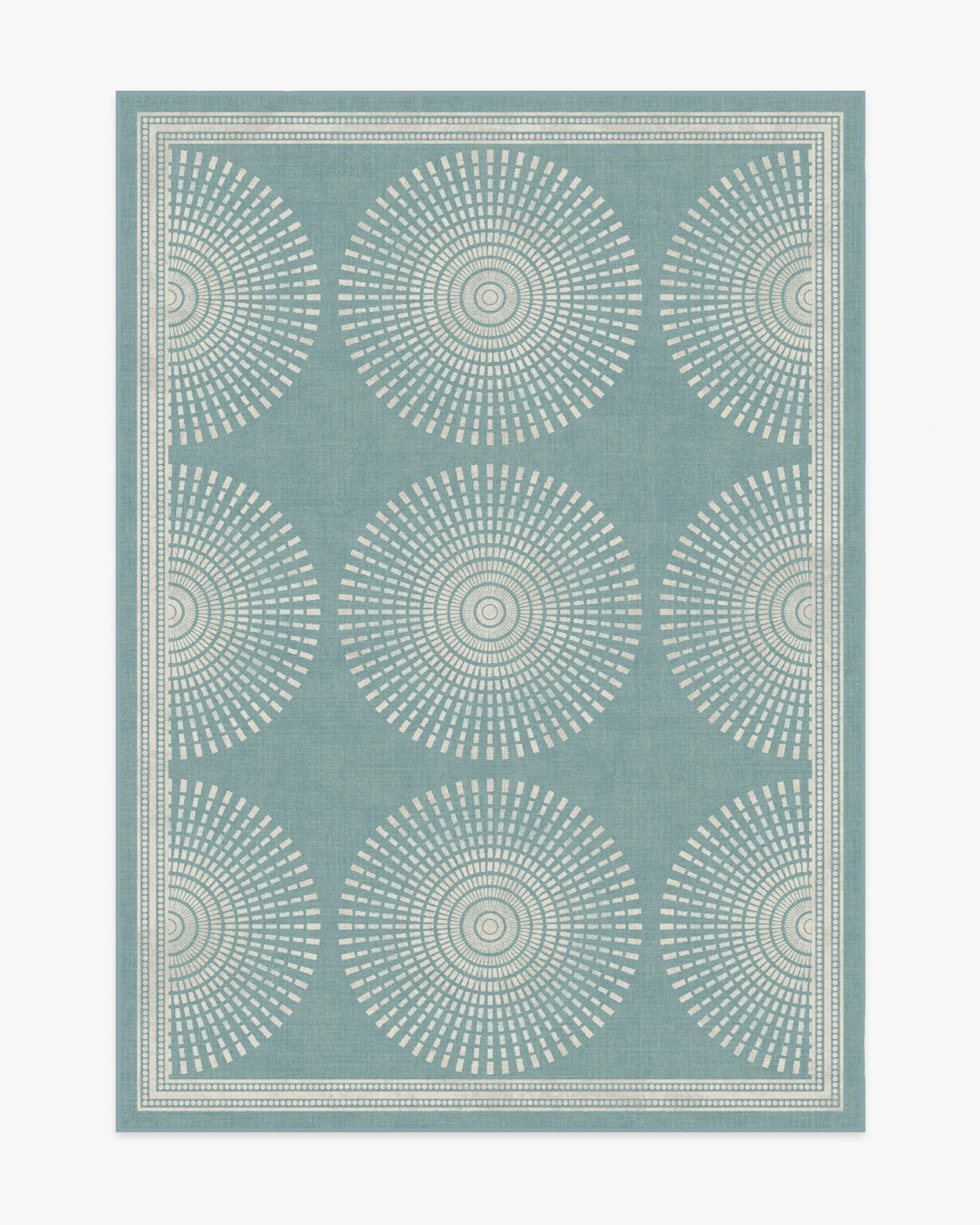 Small Area Rug Machine Washable - Blue