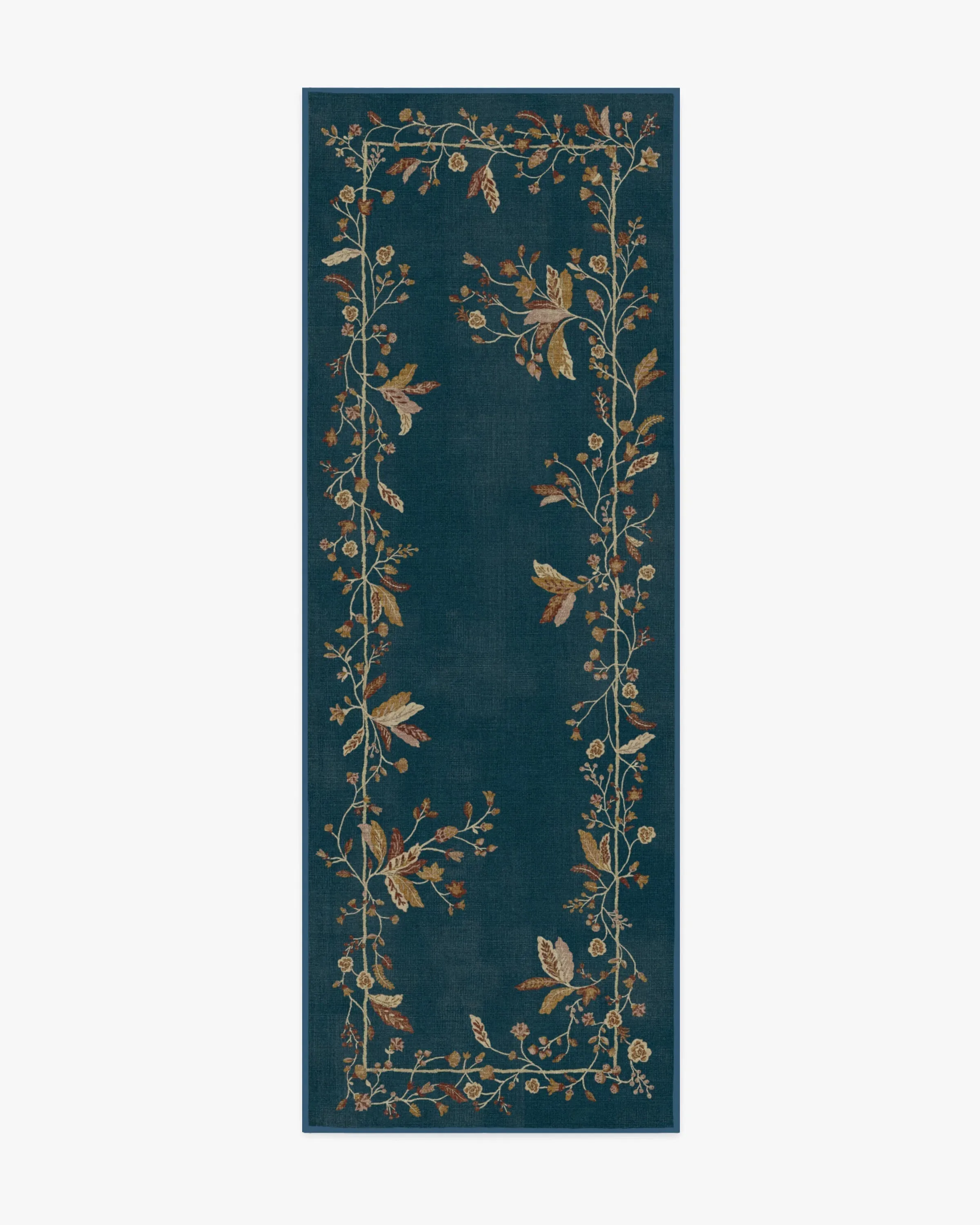 Small Area Rug Machine Washable - Blue