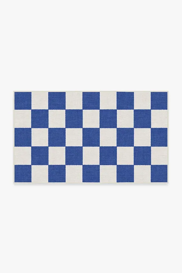 Small Area Rug Machine Washable - Blue image