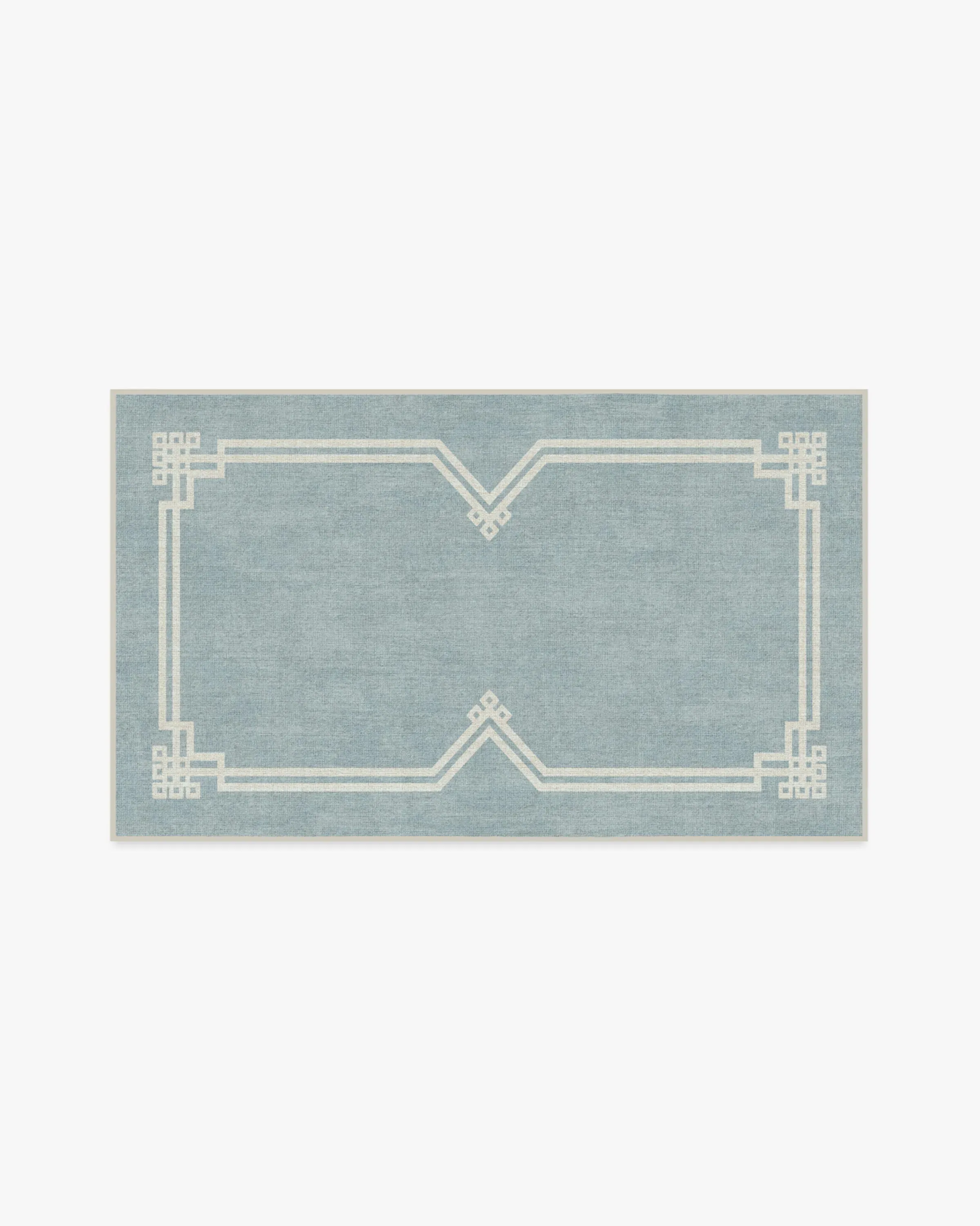 Small Area Rug Machine Washable - Blue