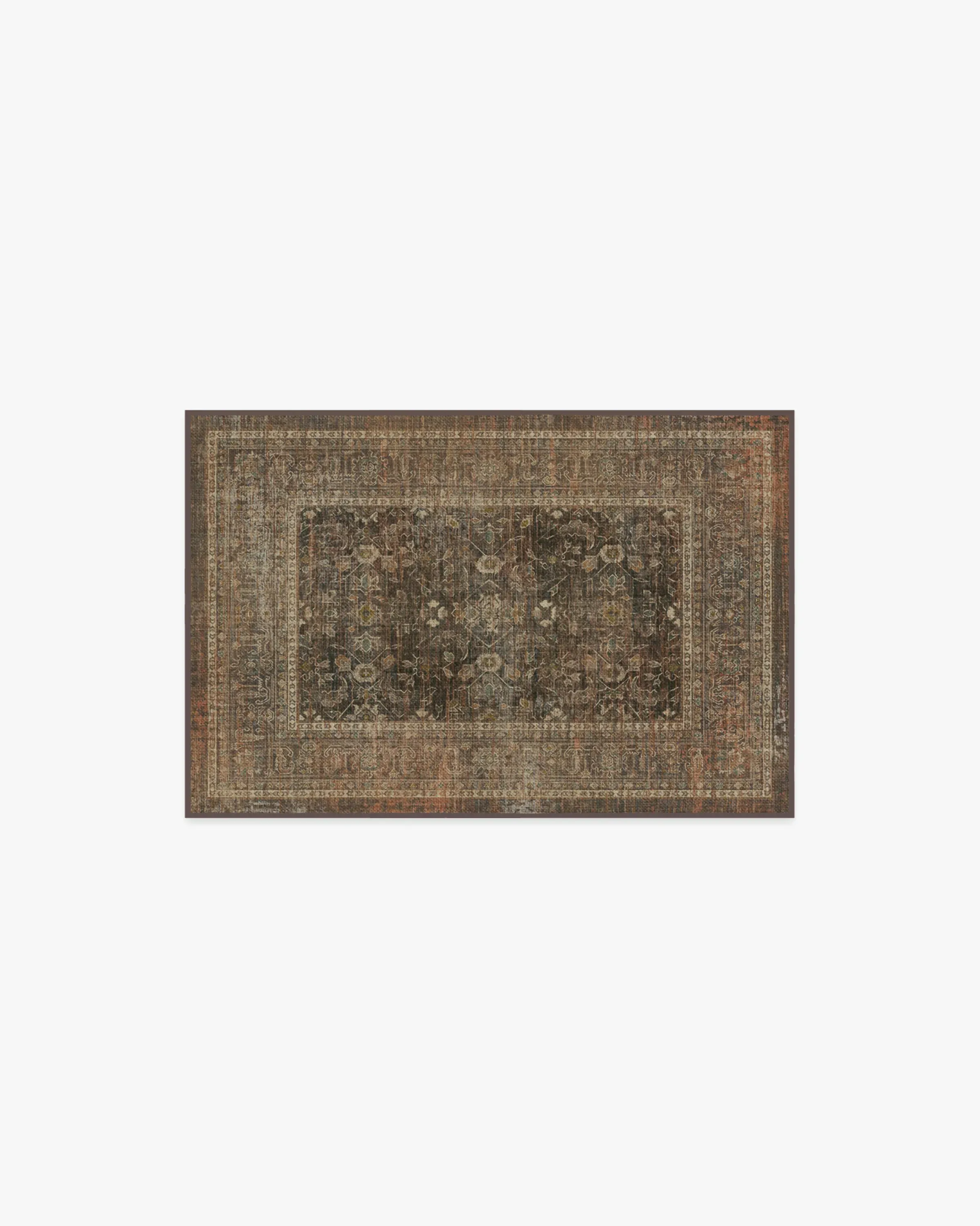 Small Area Rug Machine Washable - Bronze image