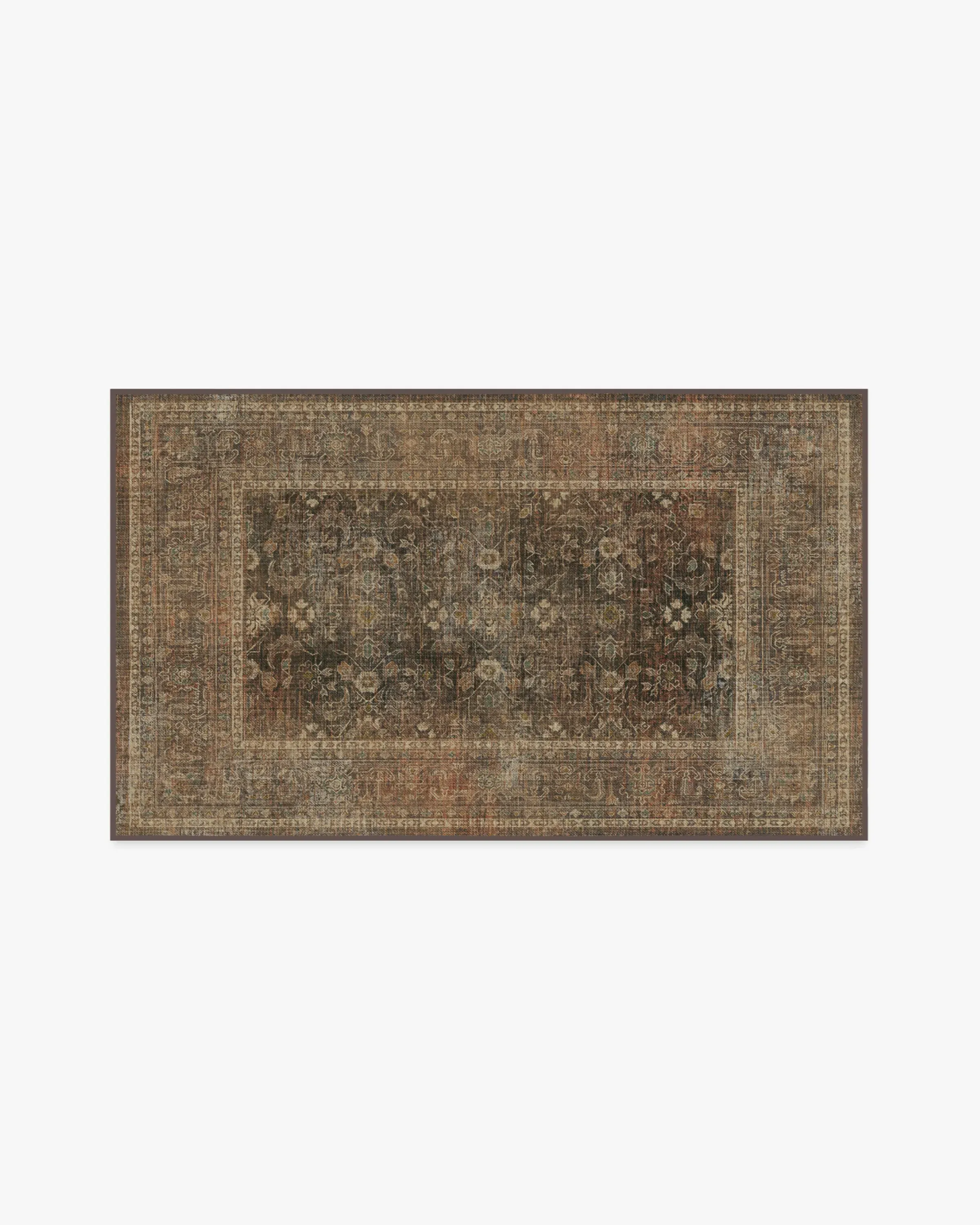 Small Area Rug Machine Washable - Bronze
