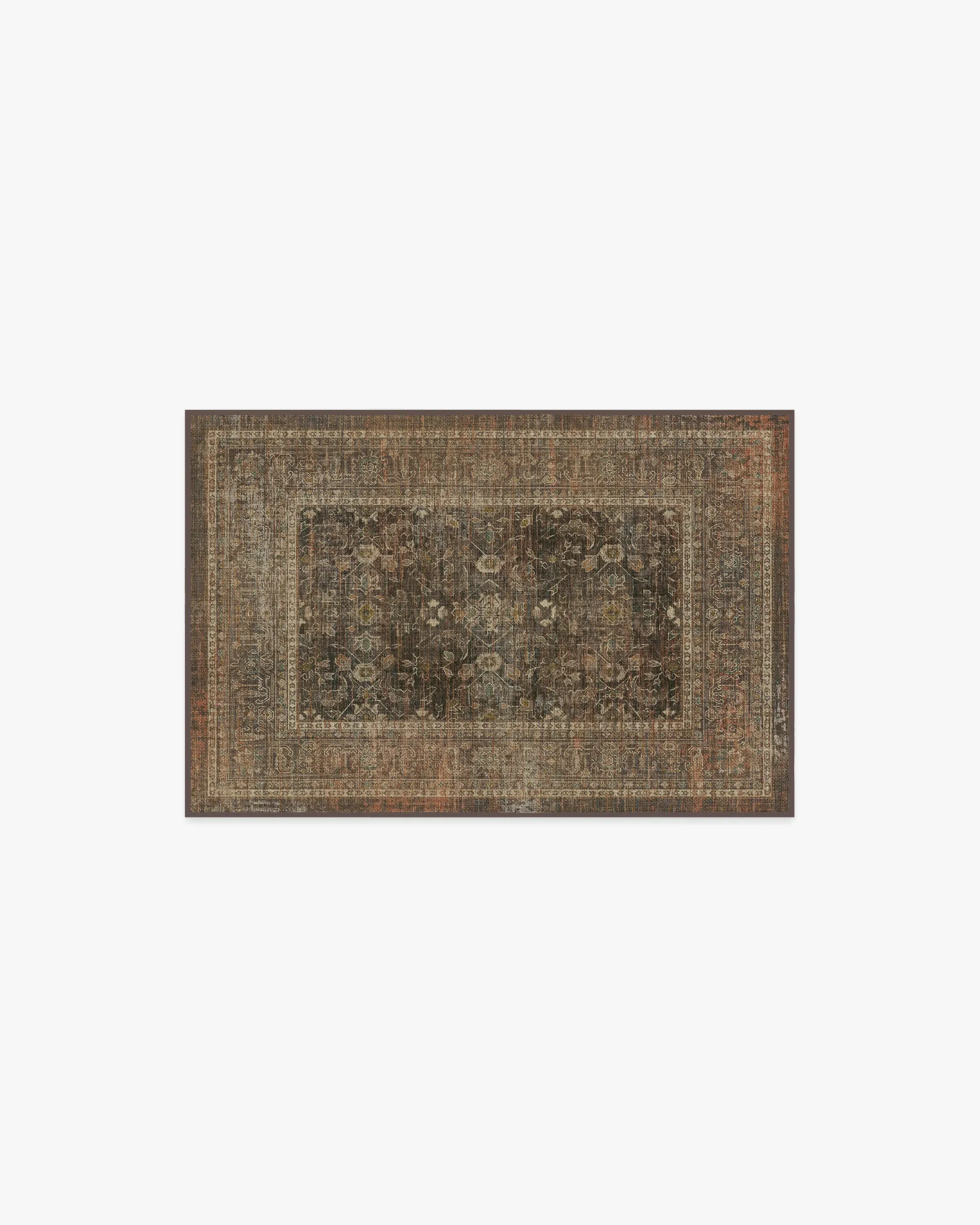 Small Area Rug Machine Washable - Bronze image