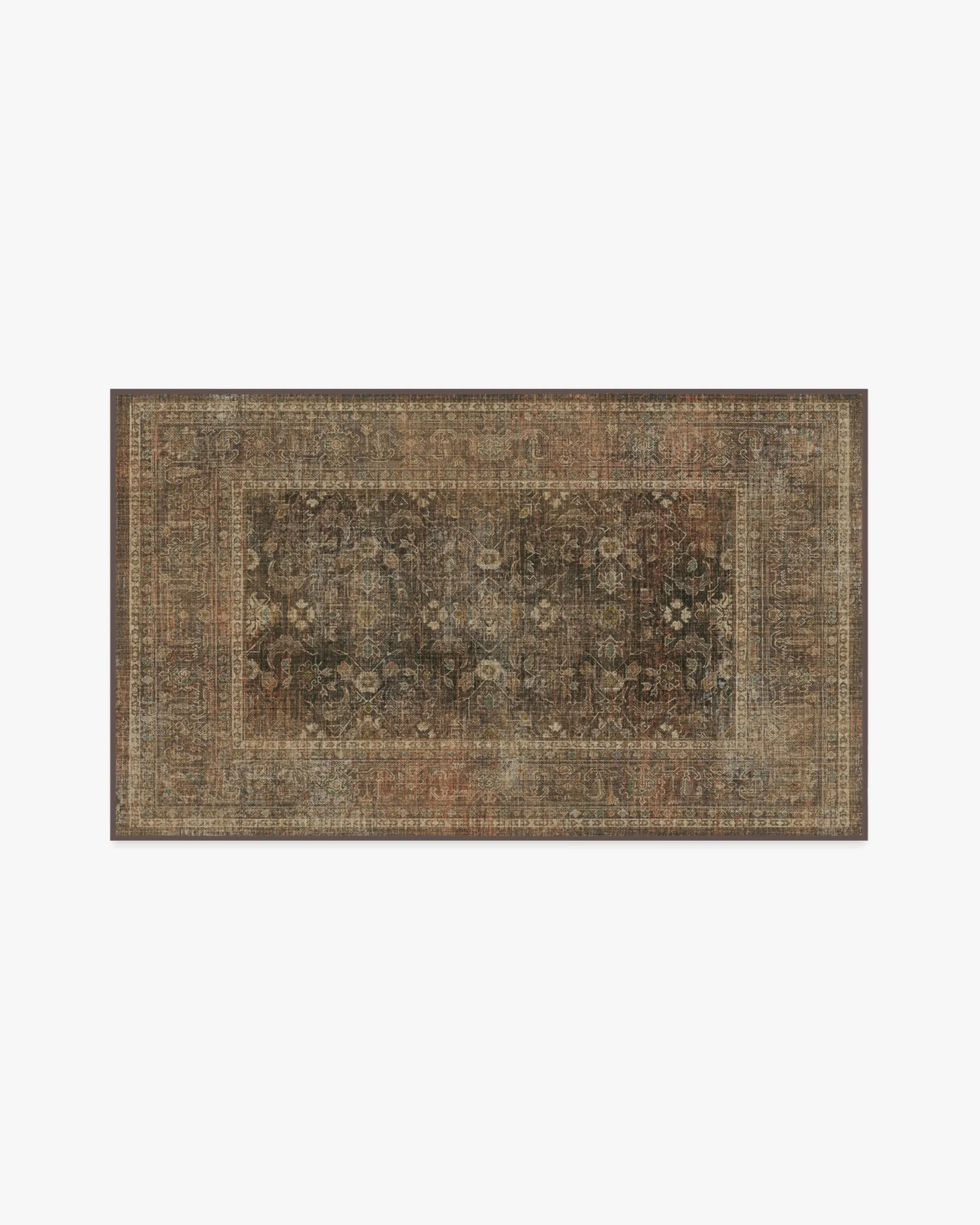 Small Area Rug Machine Washable - Bronze