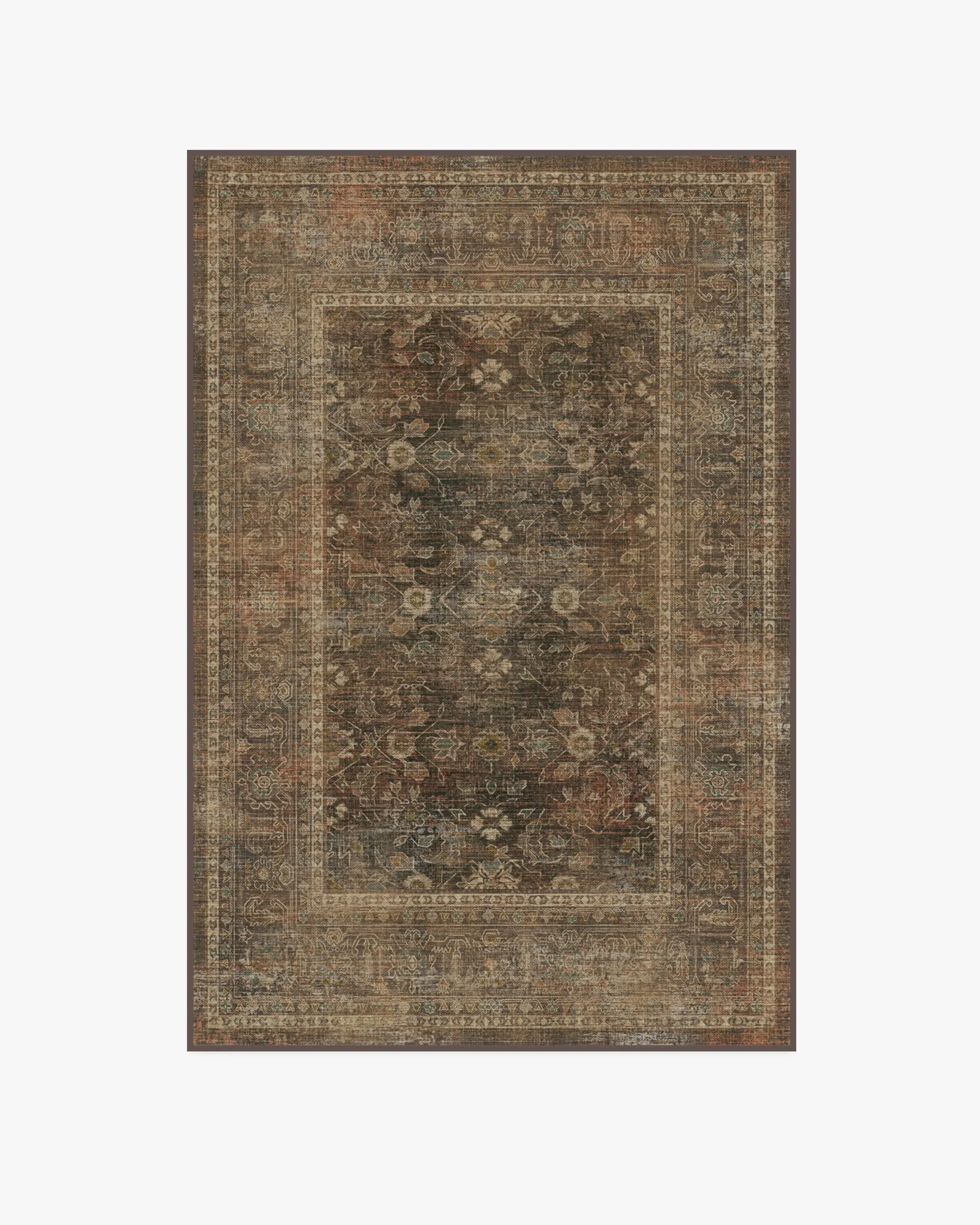 Small Area Rug Machine Washable - Bronze