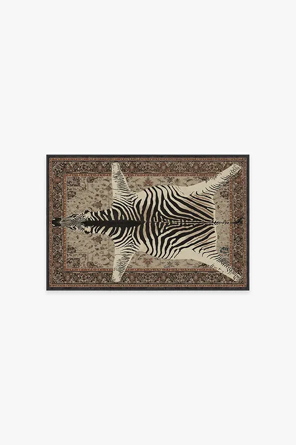 Small Area Rug Machine Washable - Brown, Chenille image