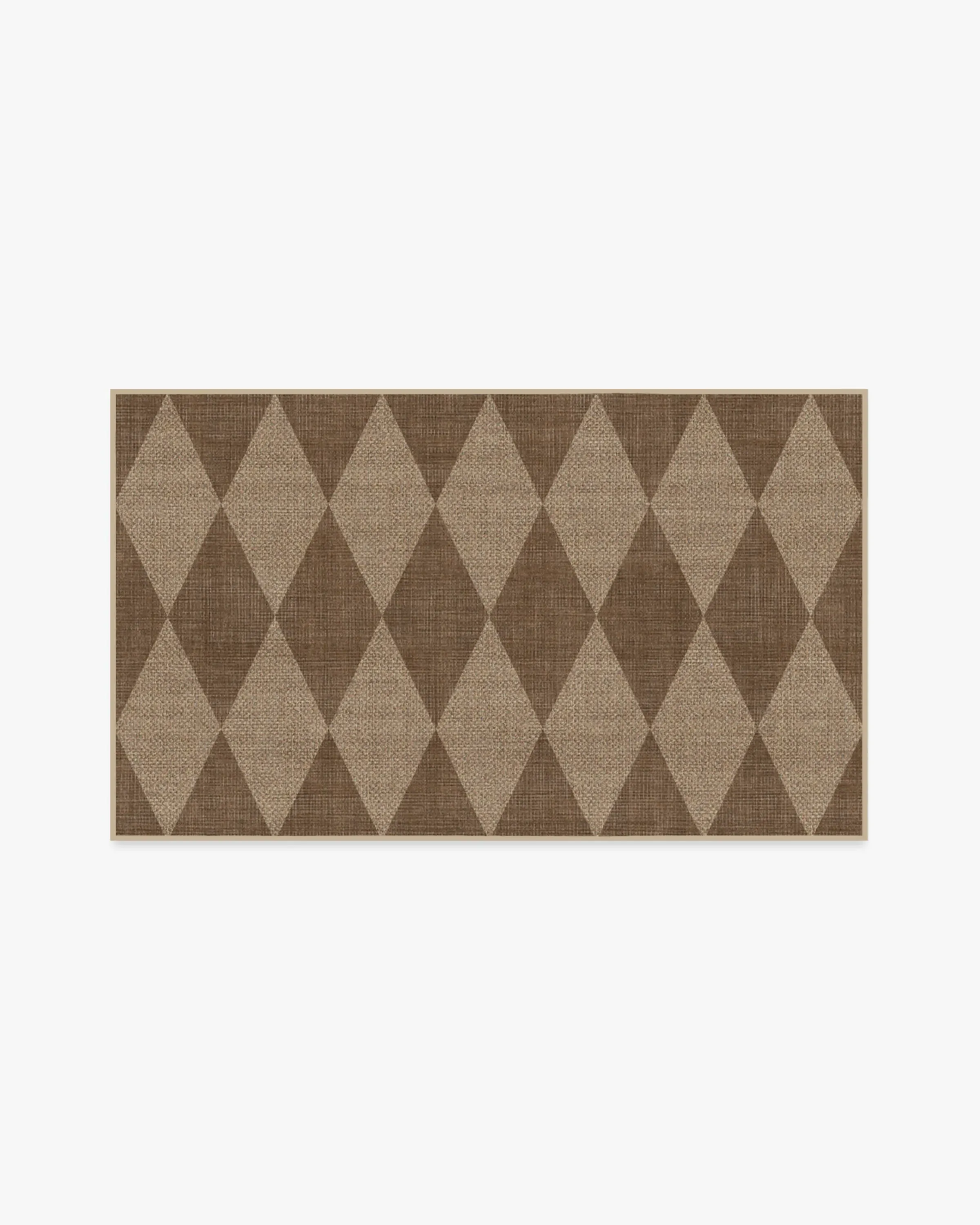 Small Area Rug Machine Washable - Brown, Polyester image