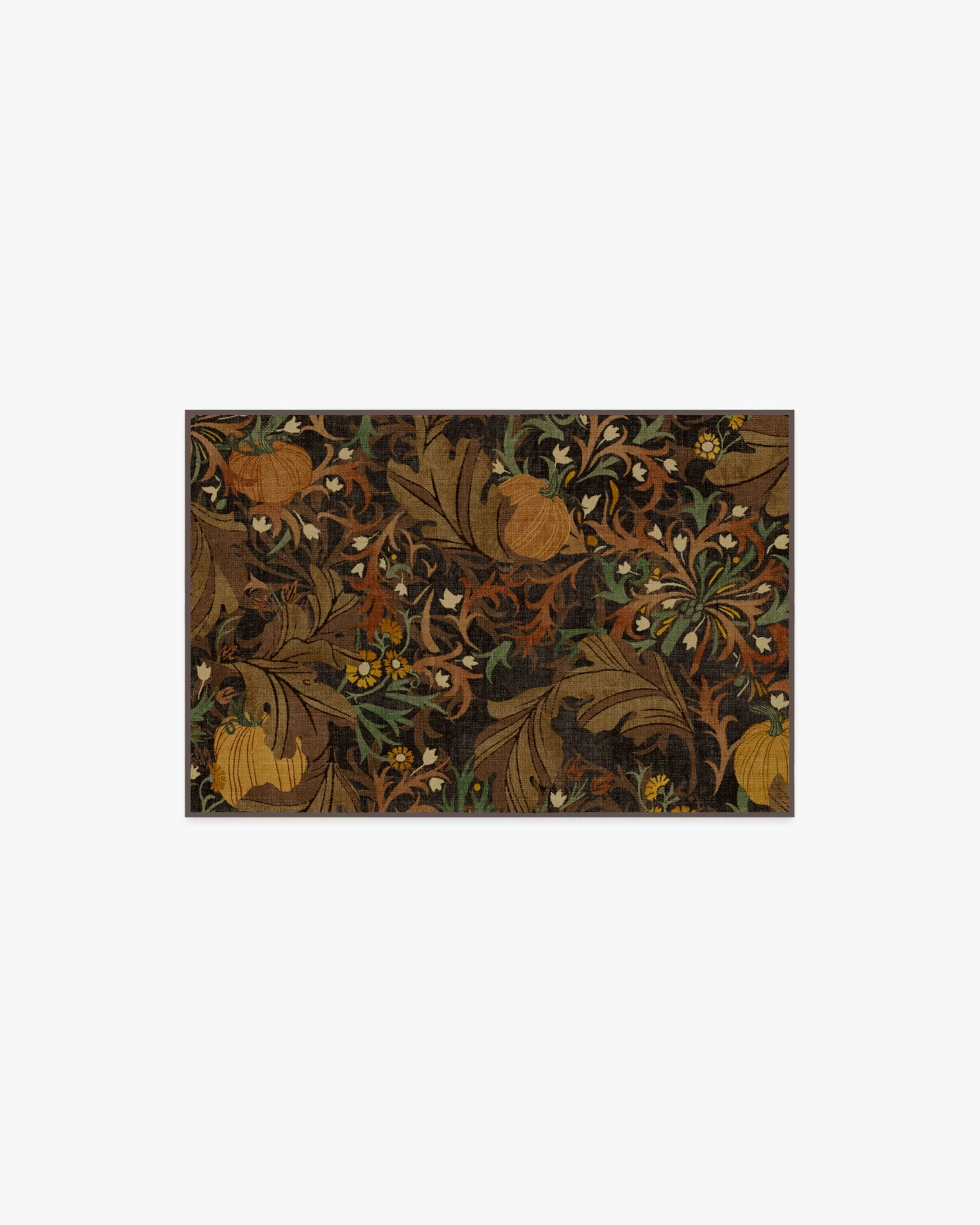 Small Area Rug Machine Washable - Brown image