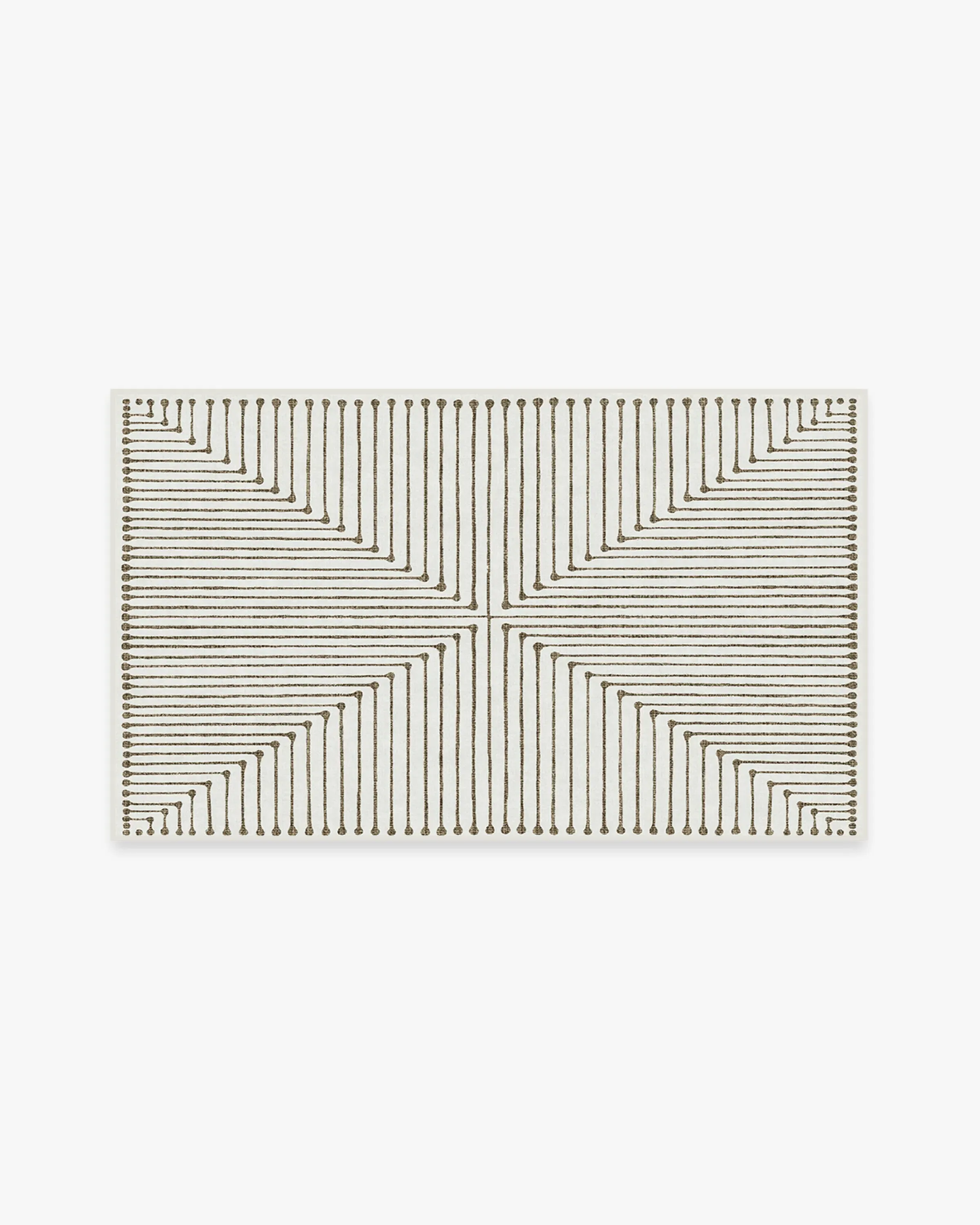 Small Area Rug Machine Washable - Camel, Ivory