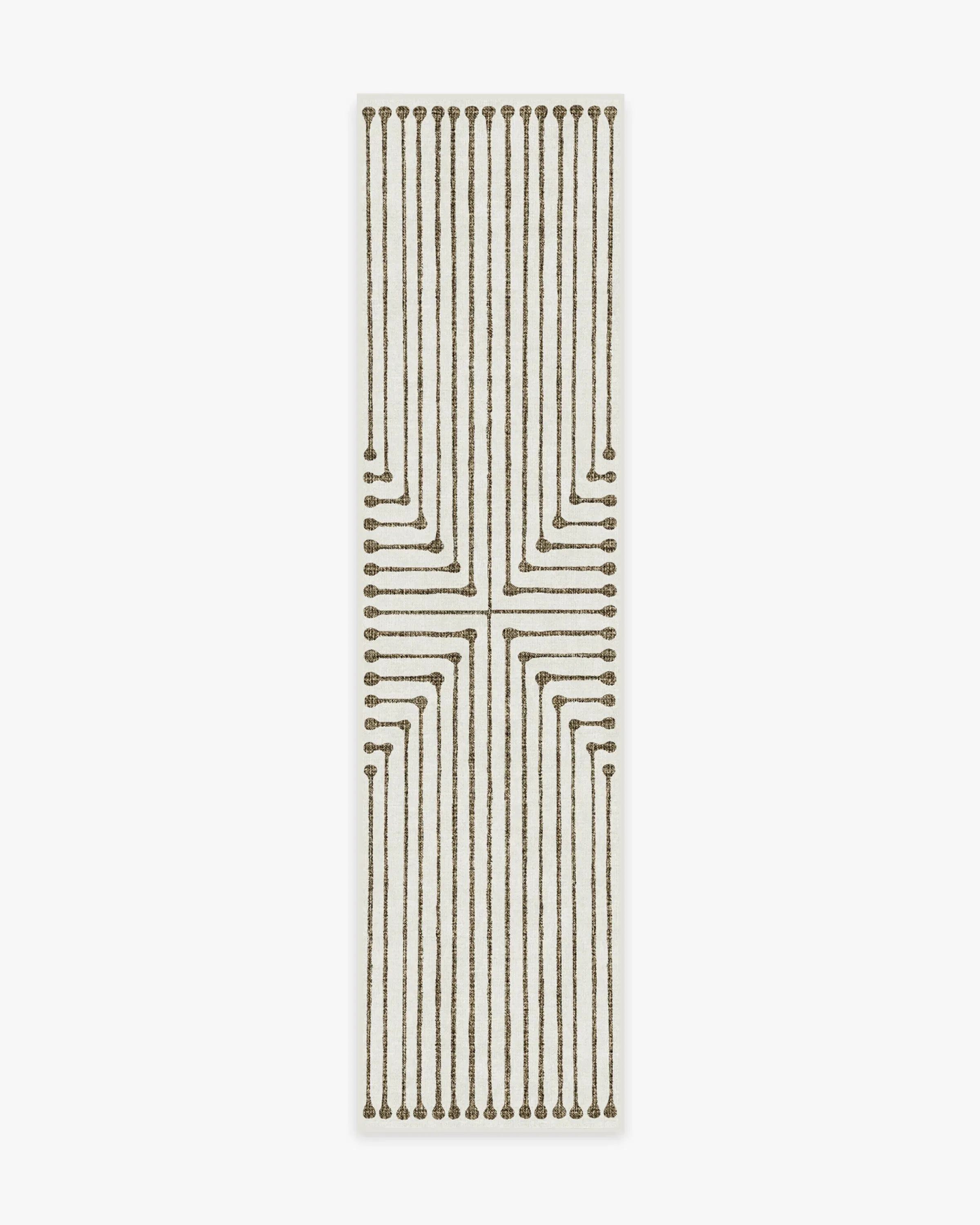 Small Area Rug Machine Washable - Camel, Ivory