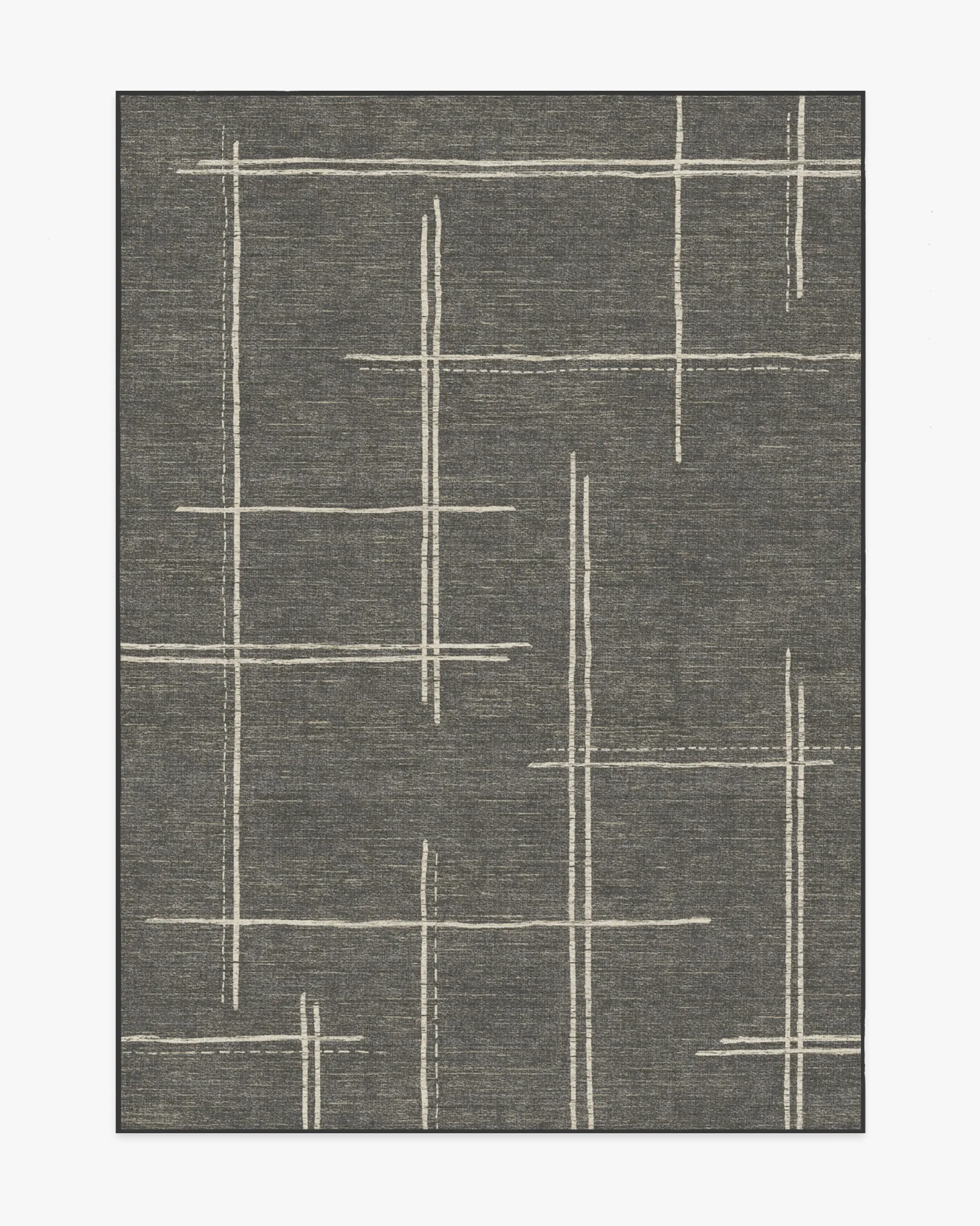 Small Area Rug Machine Washable - Charcoal