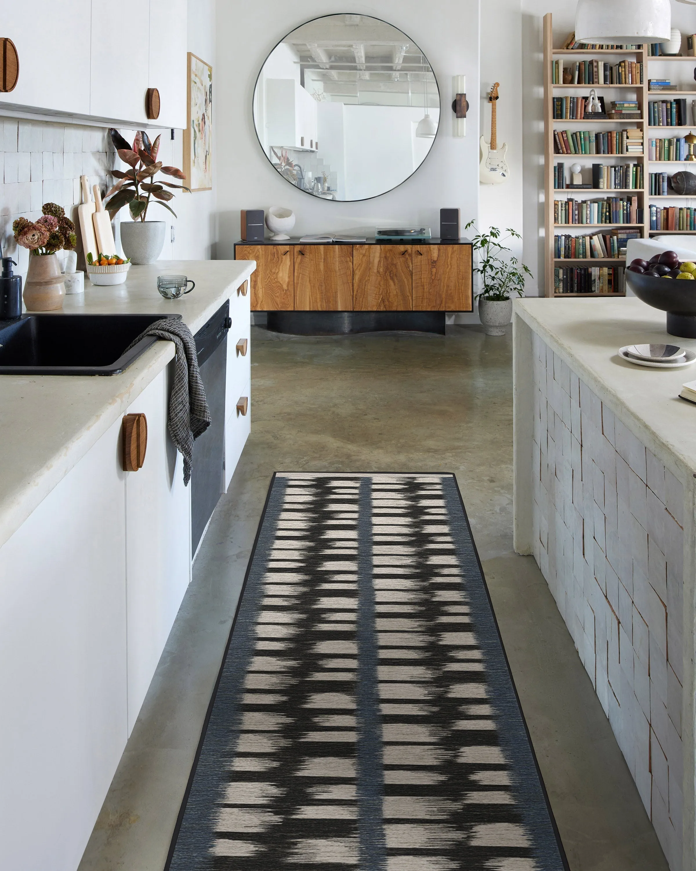 Small Area Rug Machine Washable - Charcoal