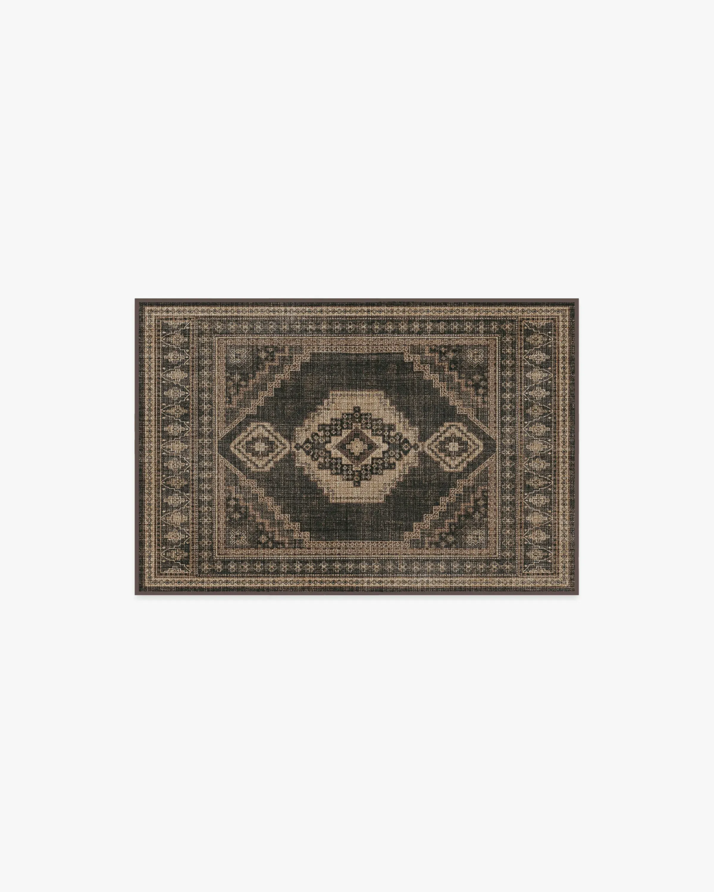 Small Area Rug Machine Washable - Charcoal image