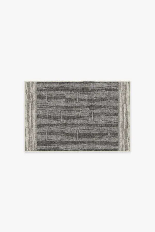 Small Area Rug Machine Washable - Charcoal image