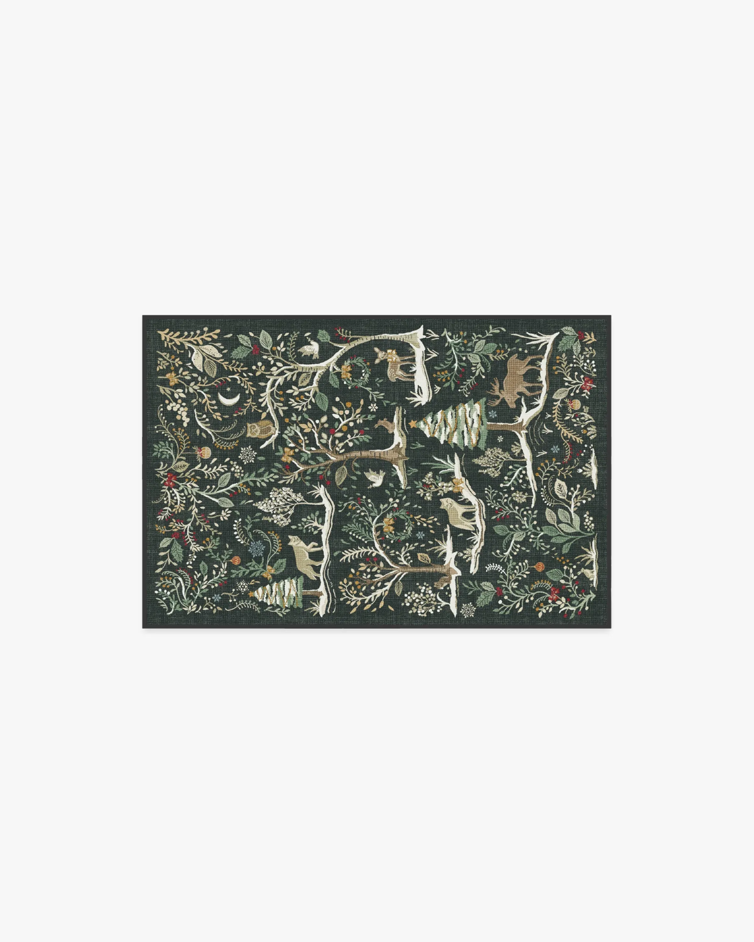 Small Area Rug Machine Washable - Charcoal image