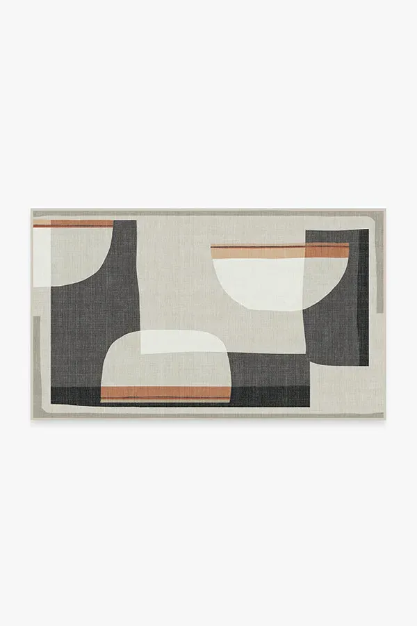 Small Area Rug Machine Washable - Charcoal image