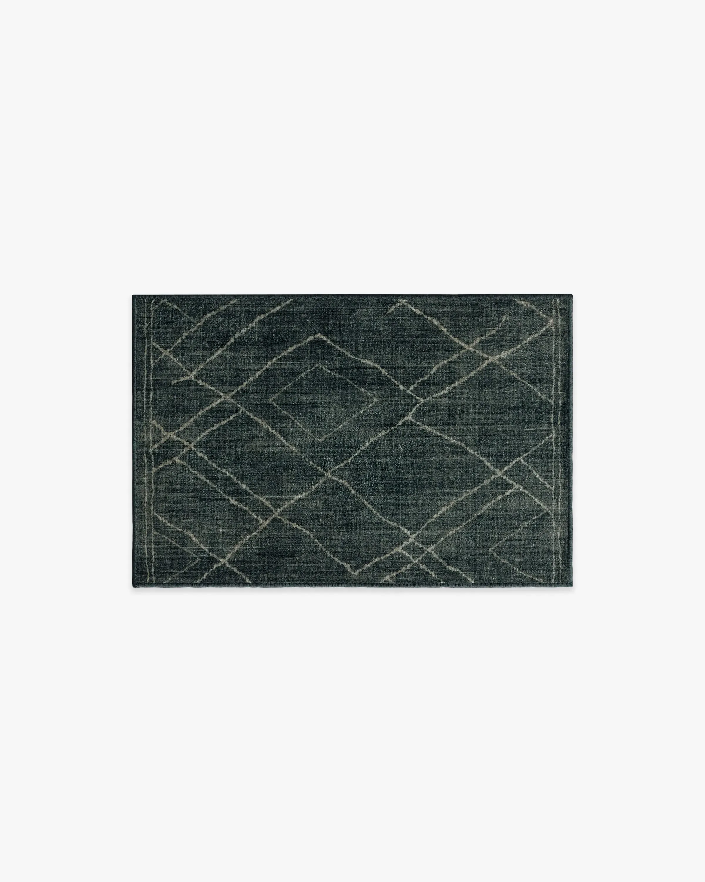 Small Area Rug Machine Washable - Charcoal image