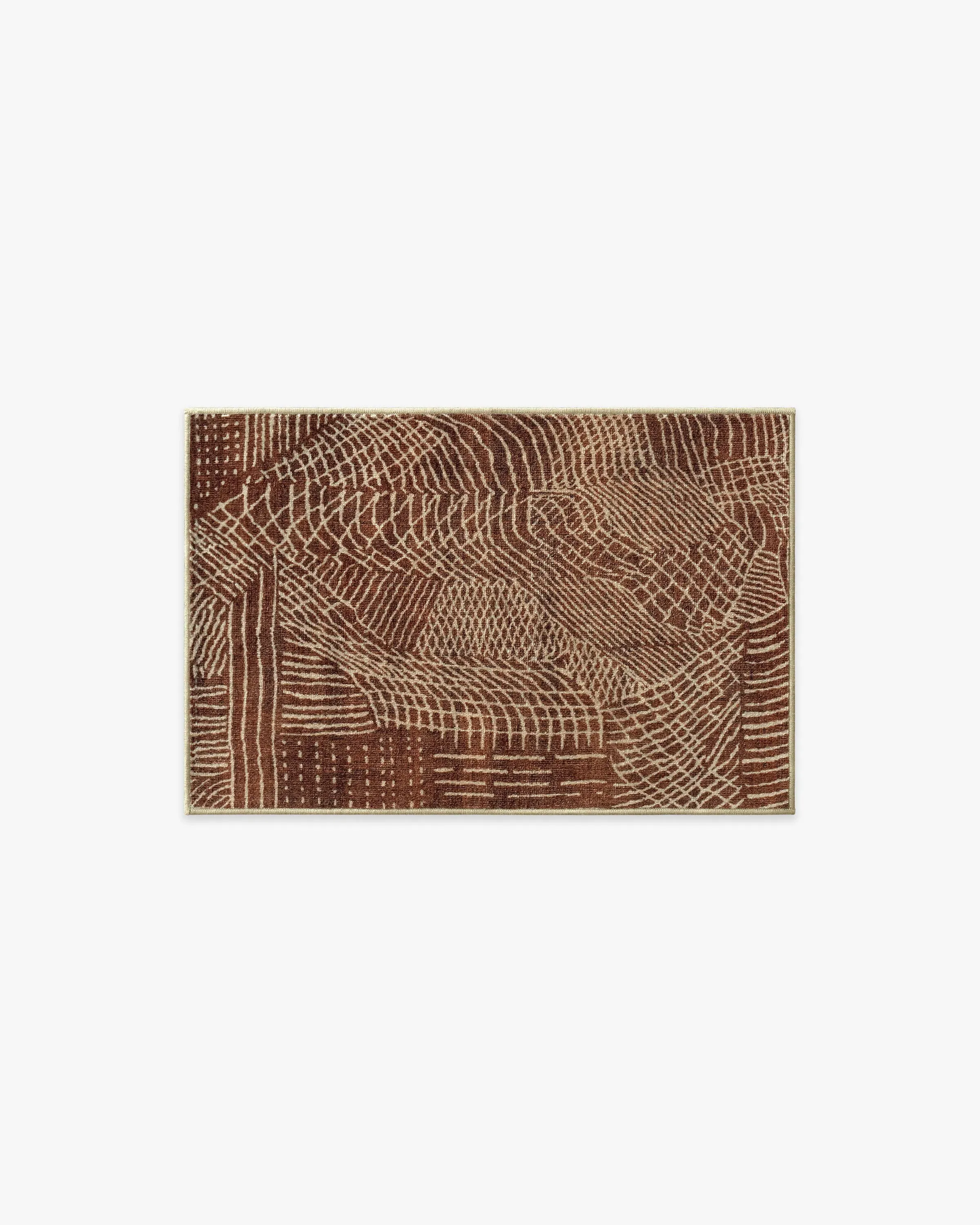 Small Area Rug Machine Washable - Copper image