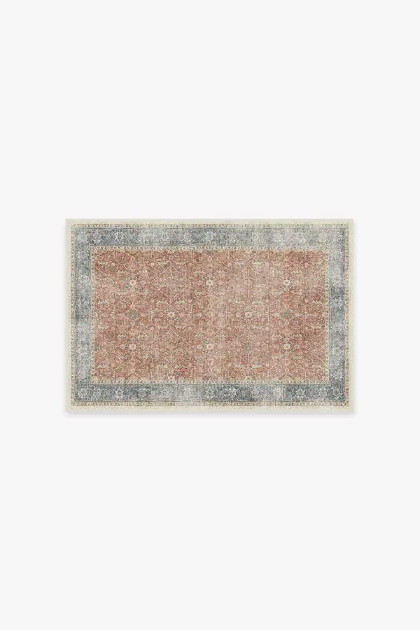 Small Area Rug Machine Washable - Coral image
