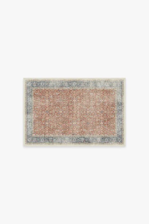 Small Area Rug Machine Washable - Coral image