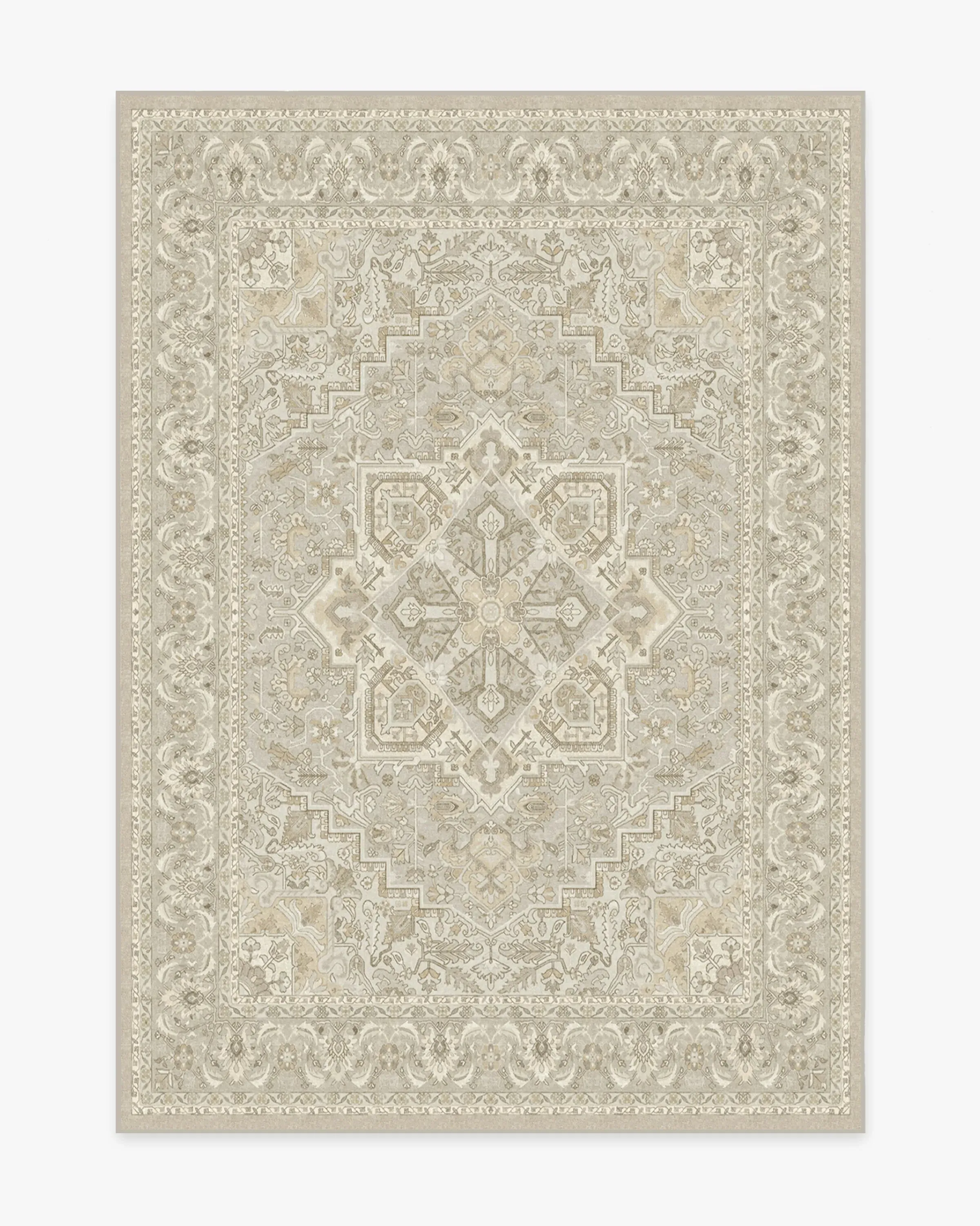 Small Area Rug Machine Washable - Cream