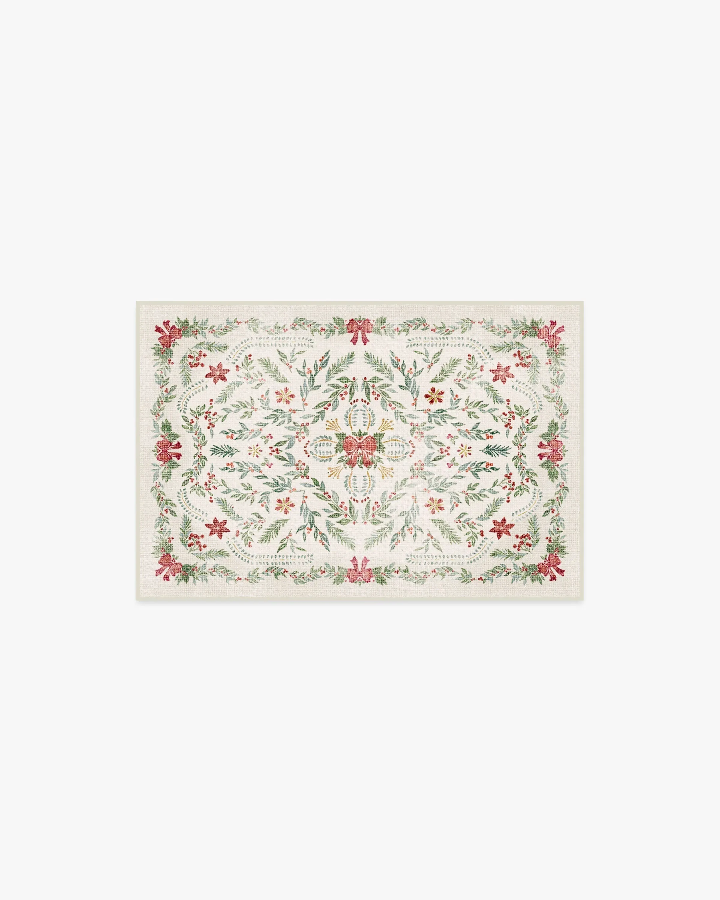 Small Area Rug Machine Washable - Cream image