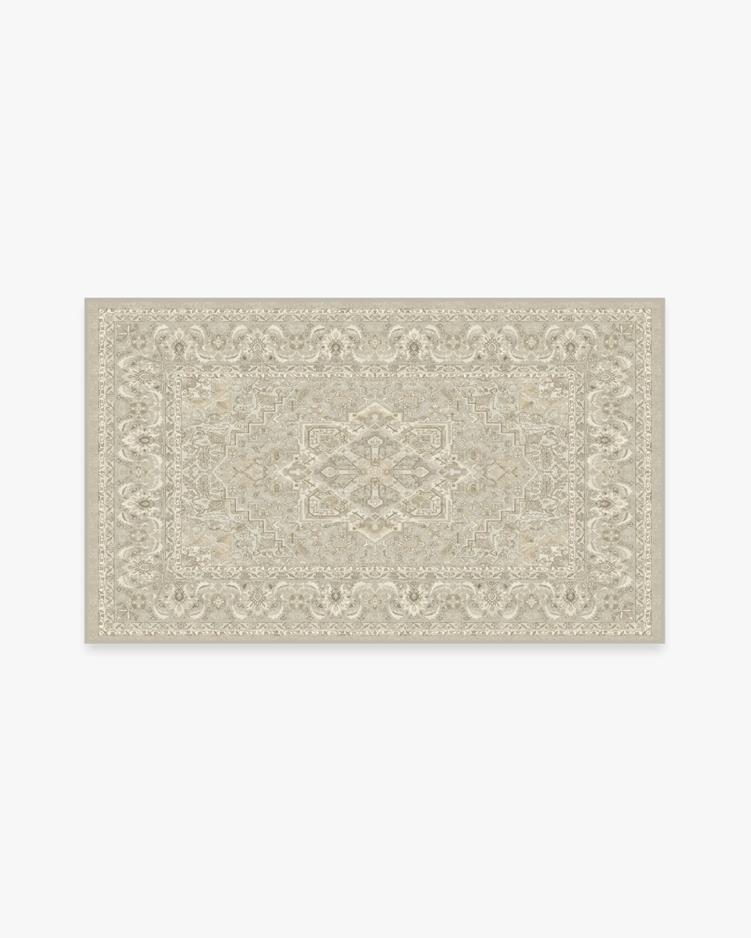 Small Area Rug Machine Washable - Cream