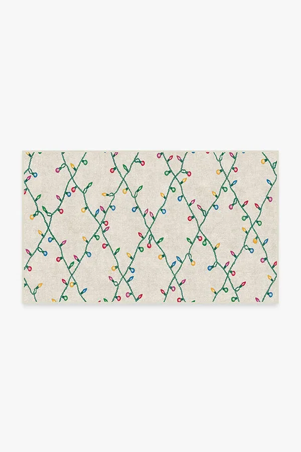 Small Area Rug Machine Washable - Creme, Chenille