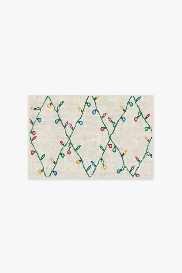 Small Area Rug Machine Washable - Creme, Chenille image