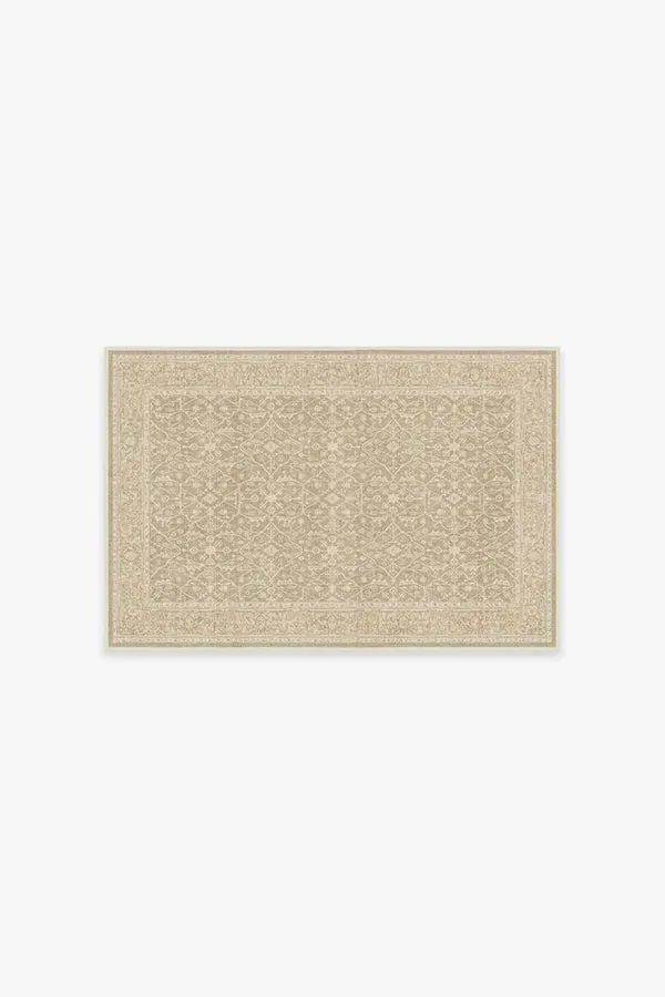 Small Area Rug Machine Washable - Ecru, Chenille image