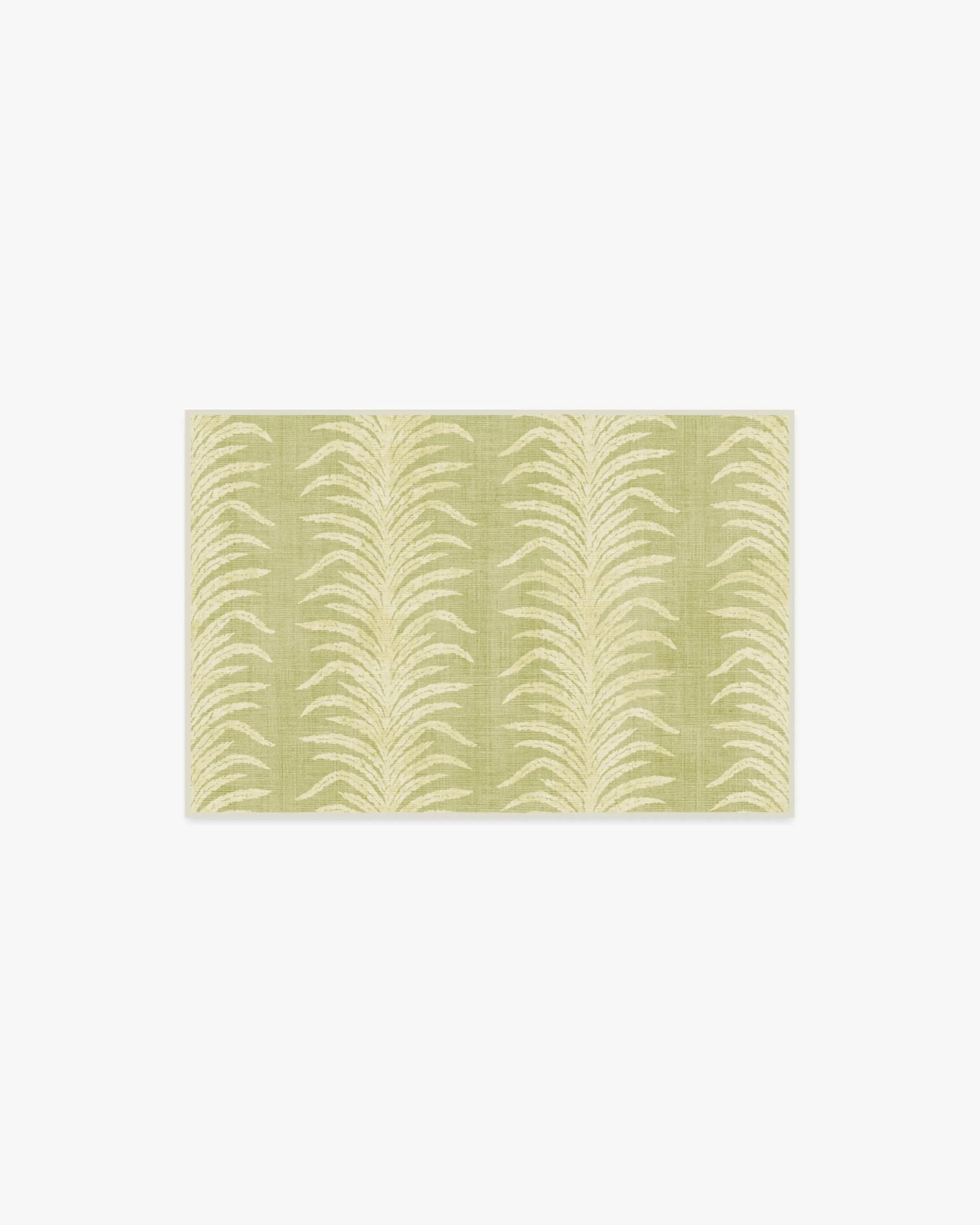 Small Area Rug Machine Washable - Green, Flatwoven image