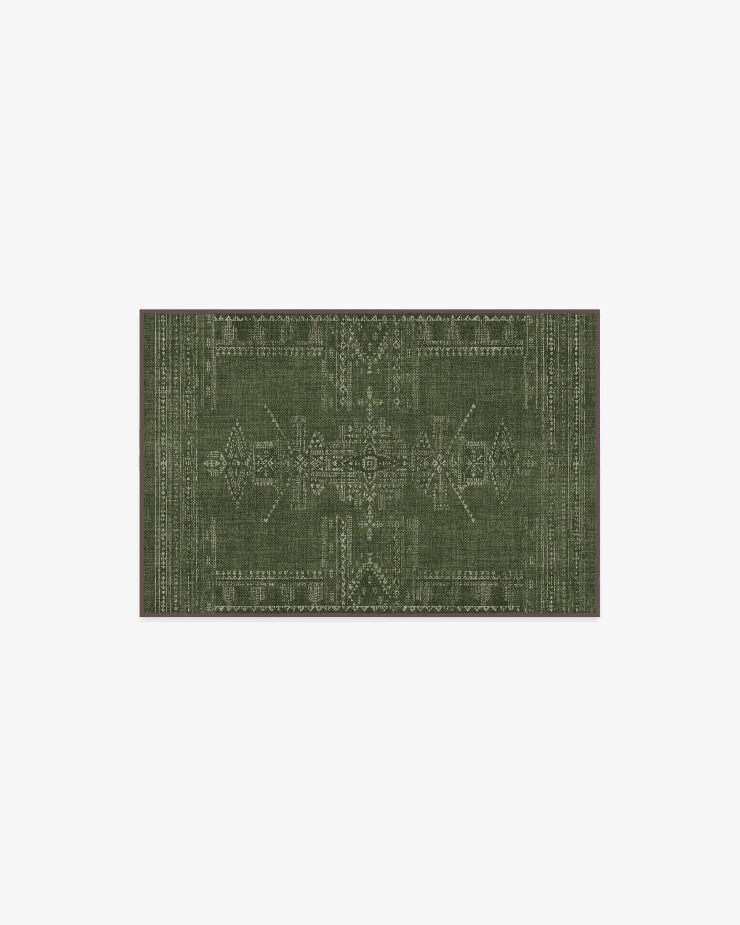Small Area Rug Machine Washable - Green image