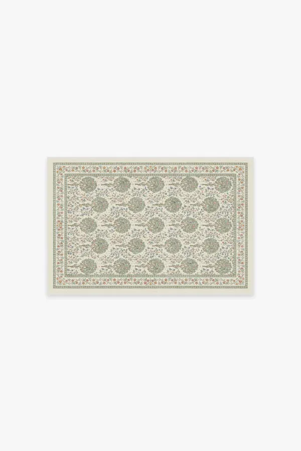 Small Area Rug Machine Washable - Green image