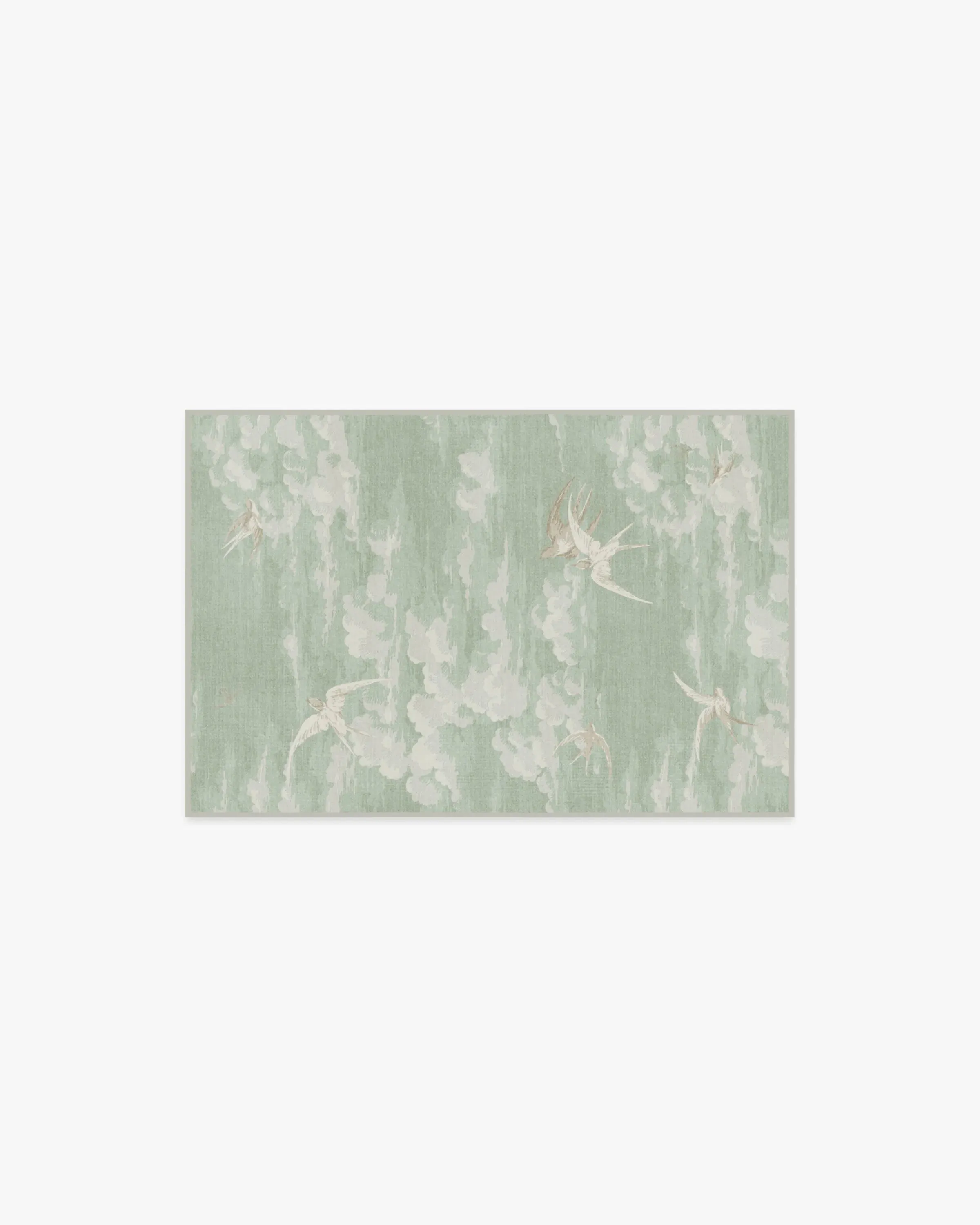 Small Area Rug Machine Washable - Green image